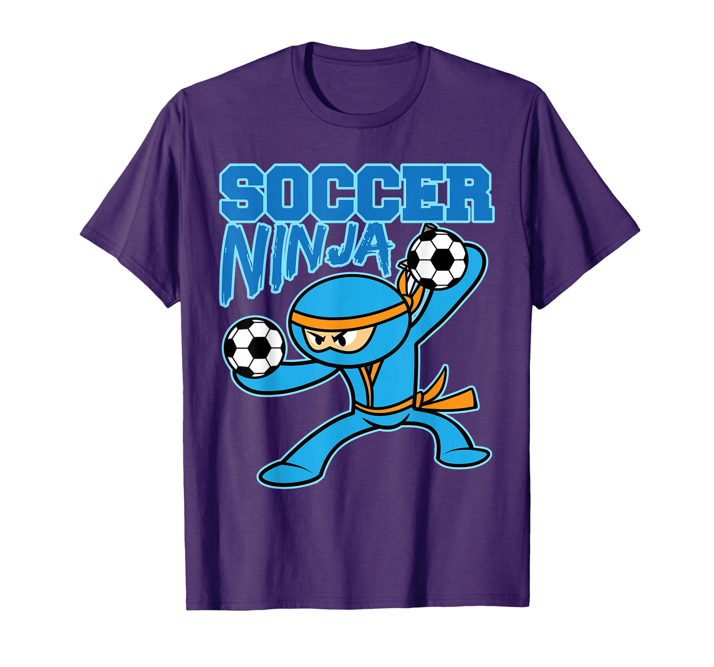 Soccer Ninja Player Cute Football Lovers Funny Gift T-Shirt