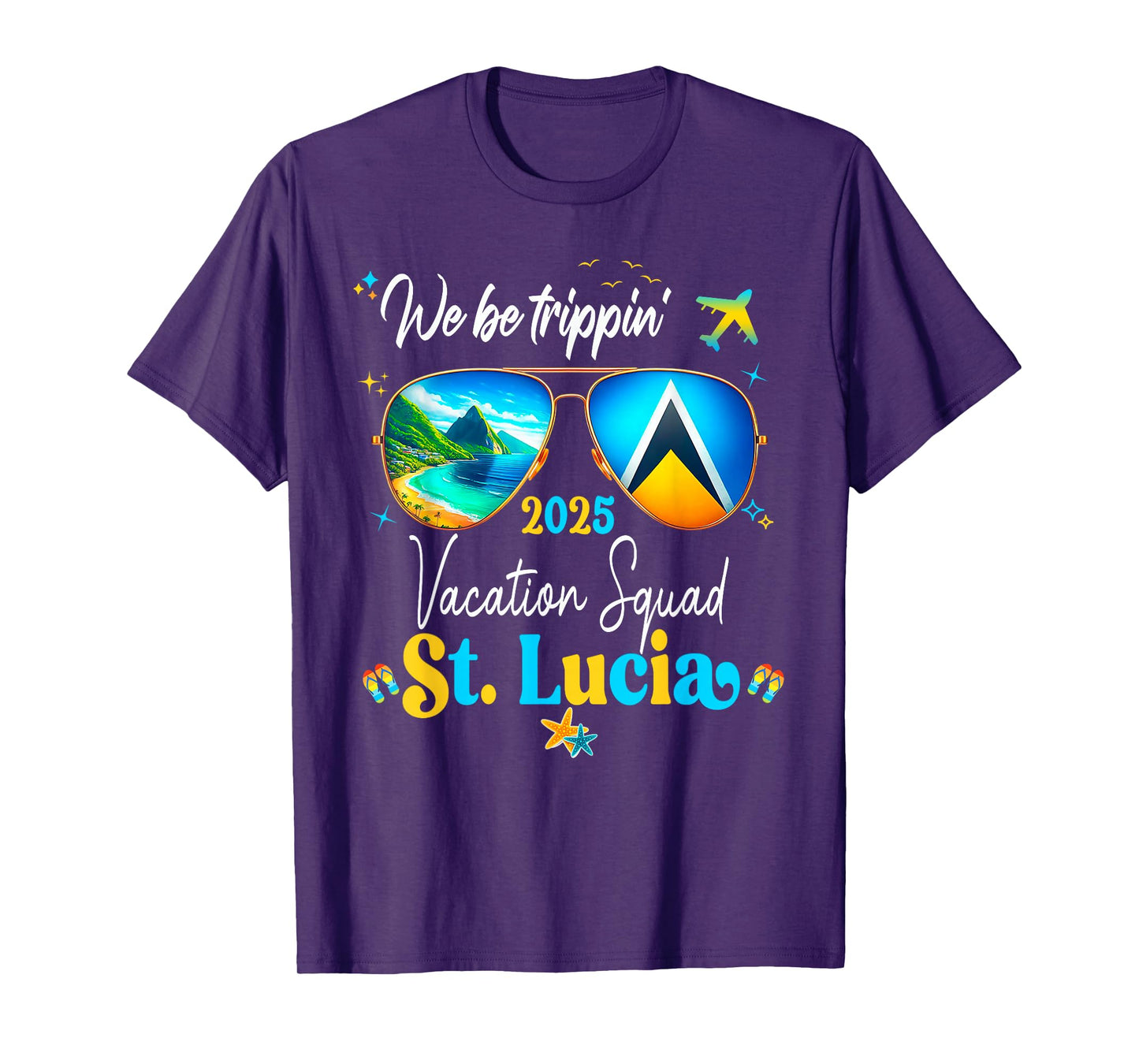 St. Lucia Vacation Family Friends Trip Cruise 2025 Matching T-Shirt