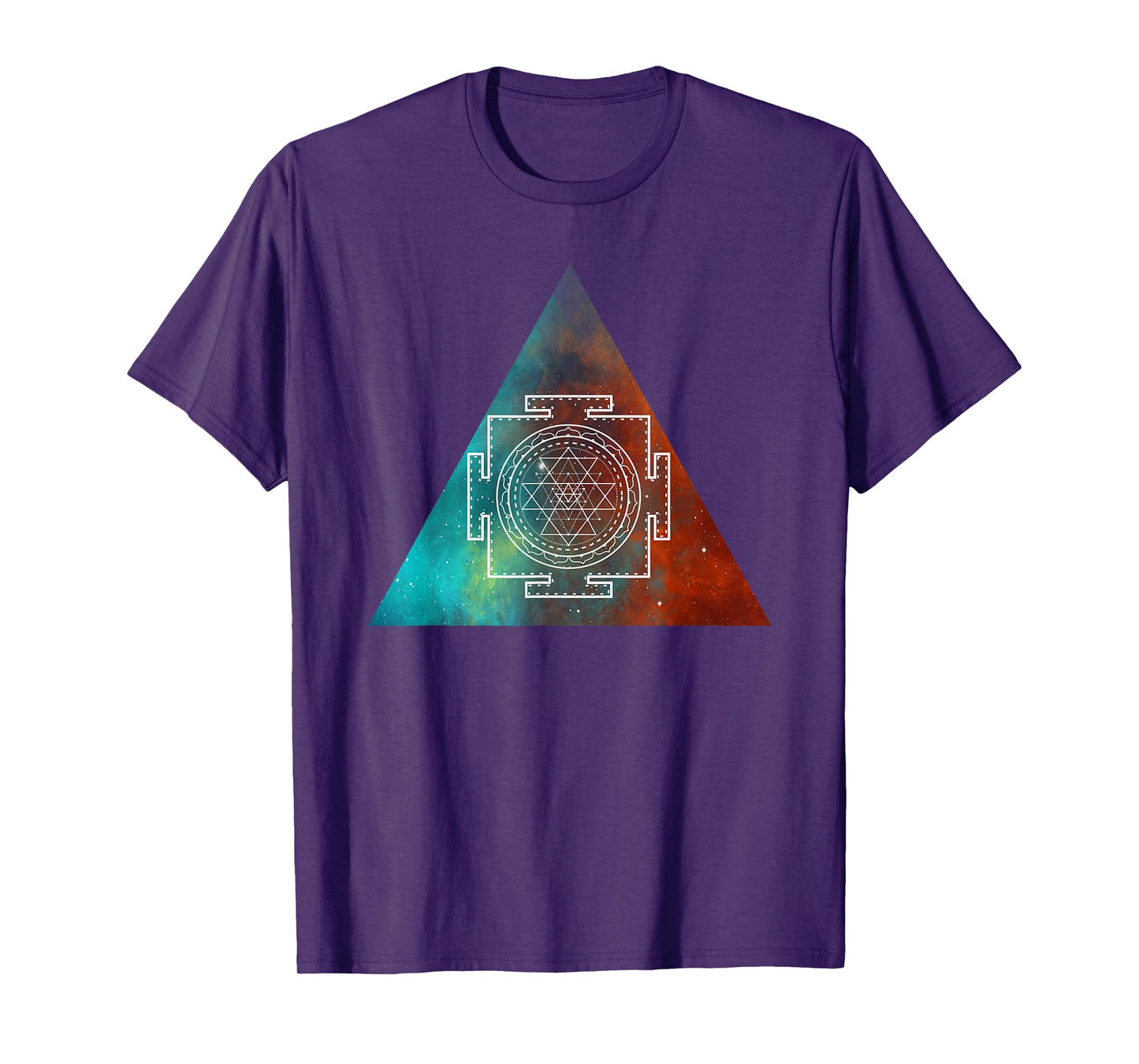 Sacred Geometry - Sri Yantra Graphic T-Shirt T-Shirt