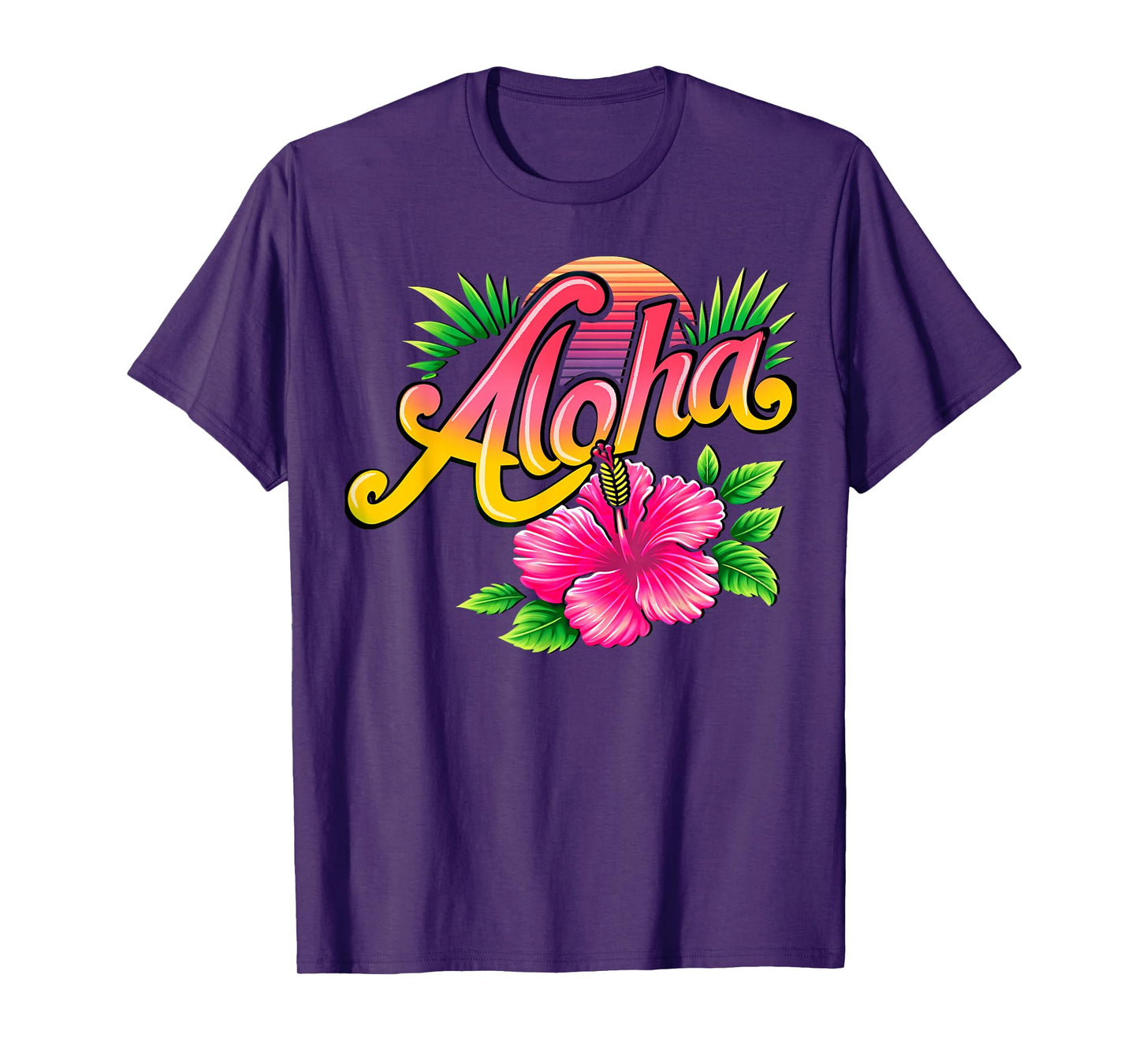 Aloha Hibiscus Flower Tee - Hawaiian Floral Essence T-Shirt
