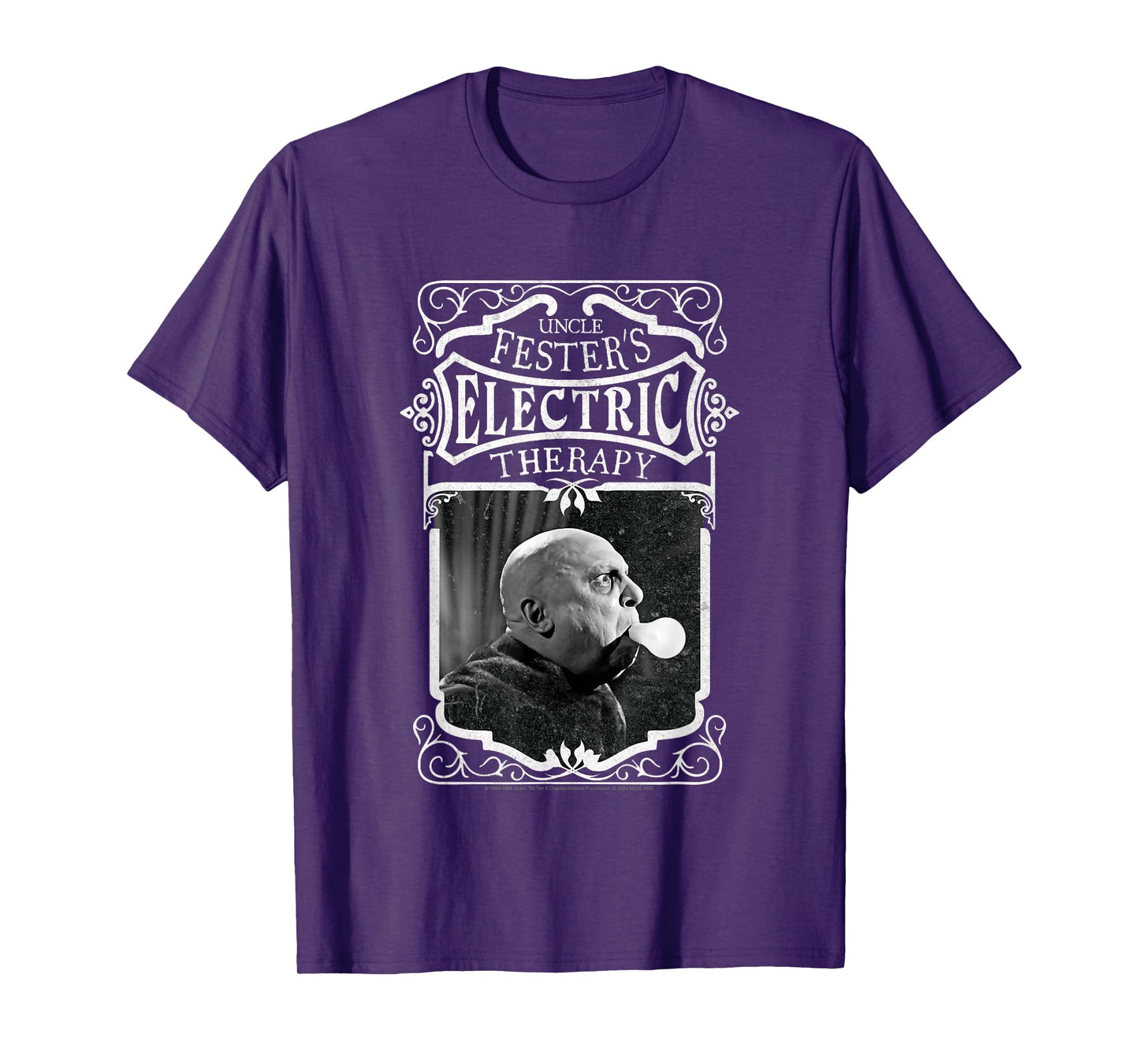 The Addams Family Uncle Fester's Electric Therapy T-Shirt
