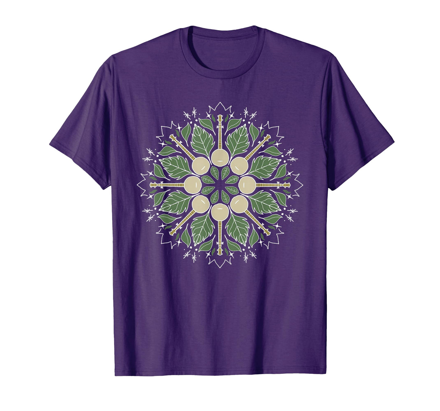 Banjo Mandala Bluegrass, Mindfulness & Nature Graphic T-Shirt