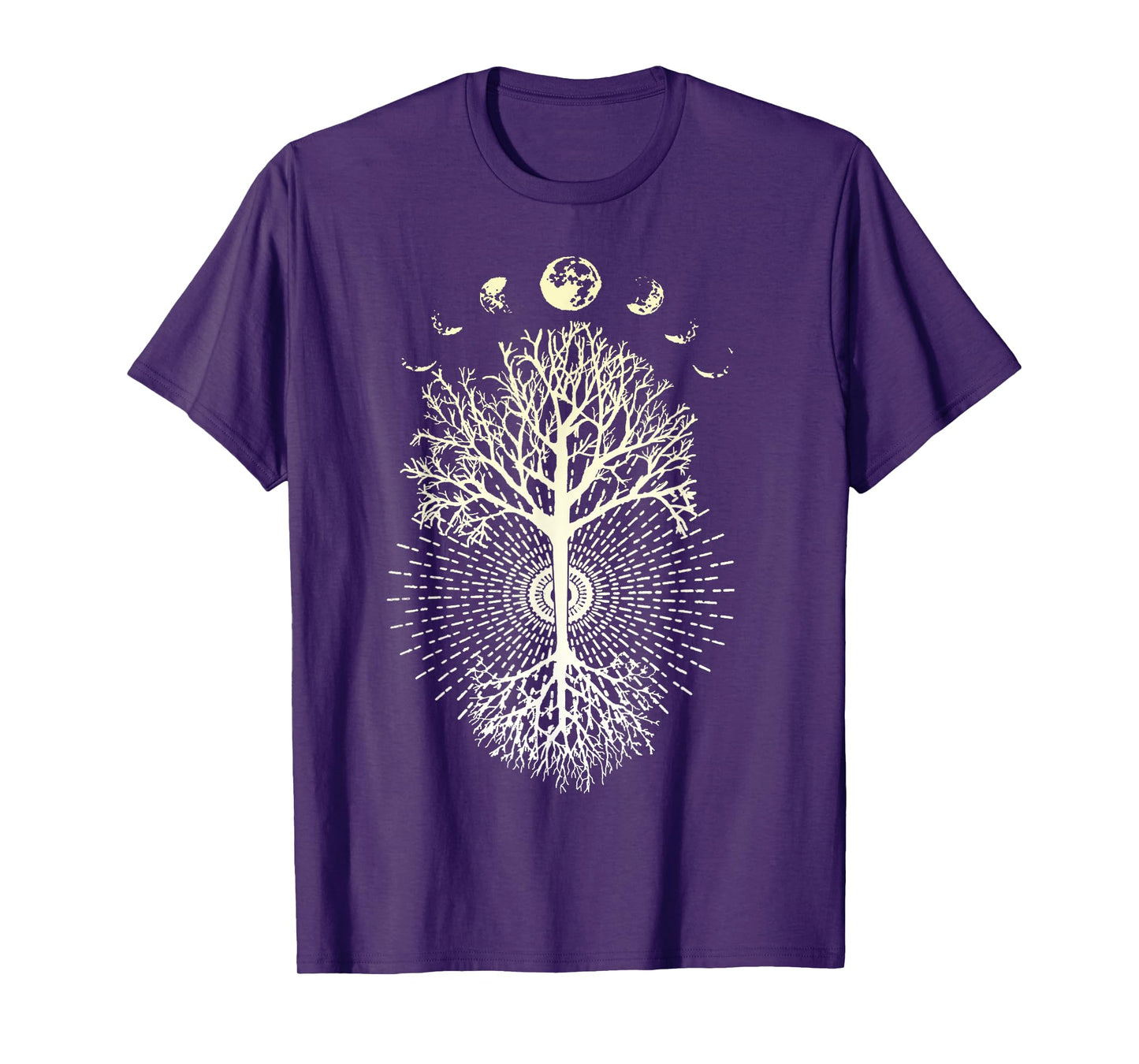 Phases of the Moon Tree of Life Mindfulness T-Shirt