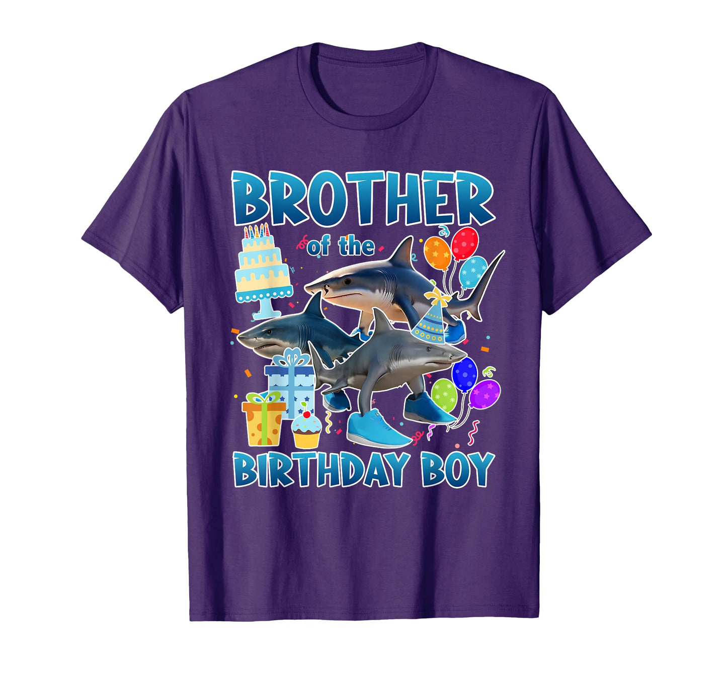 Brother Of The Birthday Boy Tralalero Tralala Family T-Shirt
