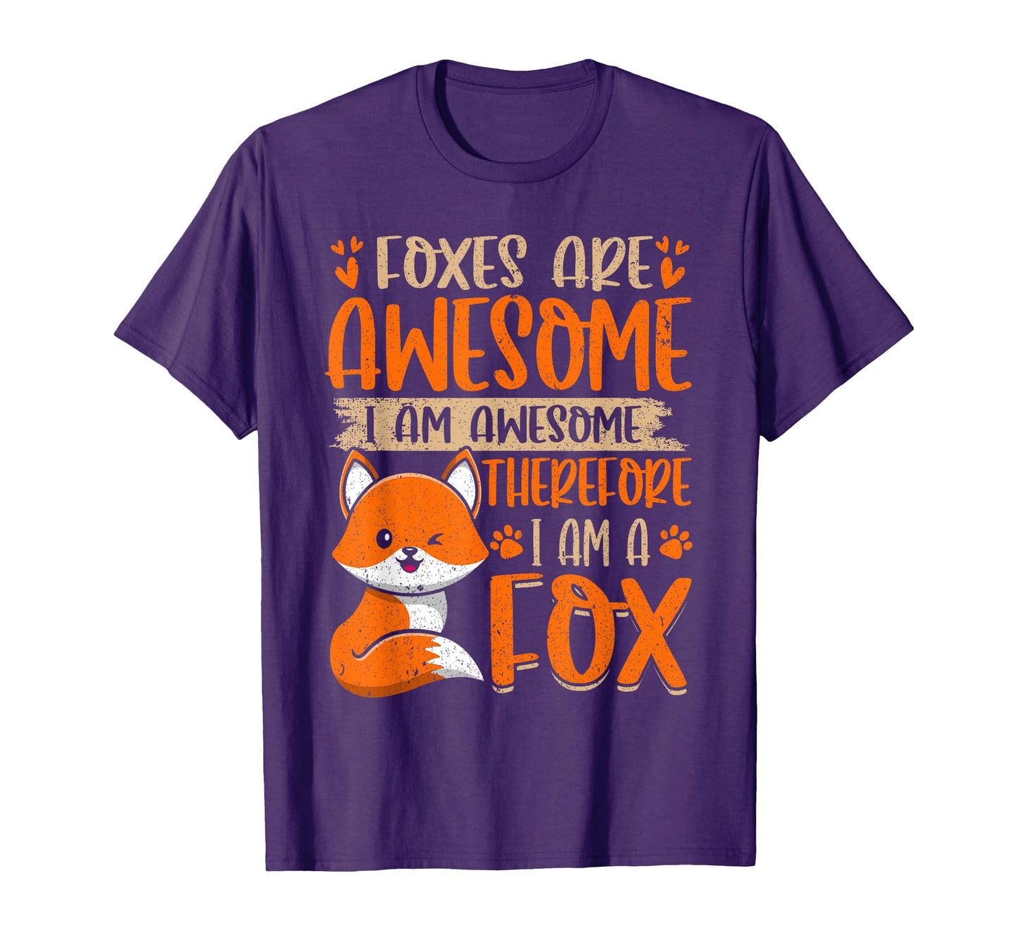 Foxes Are Awesome Lover Graphic Design Fox T-Shirt