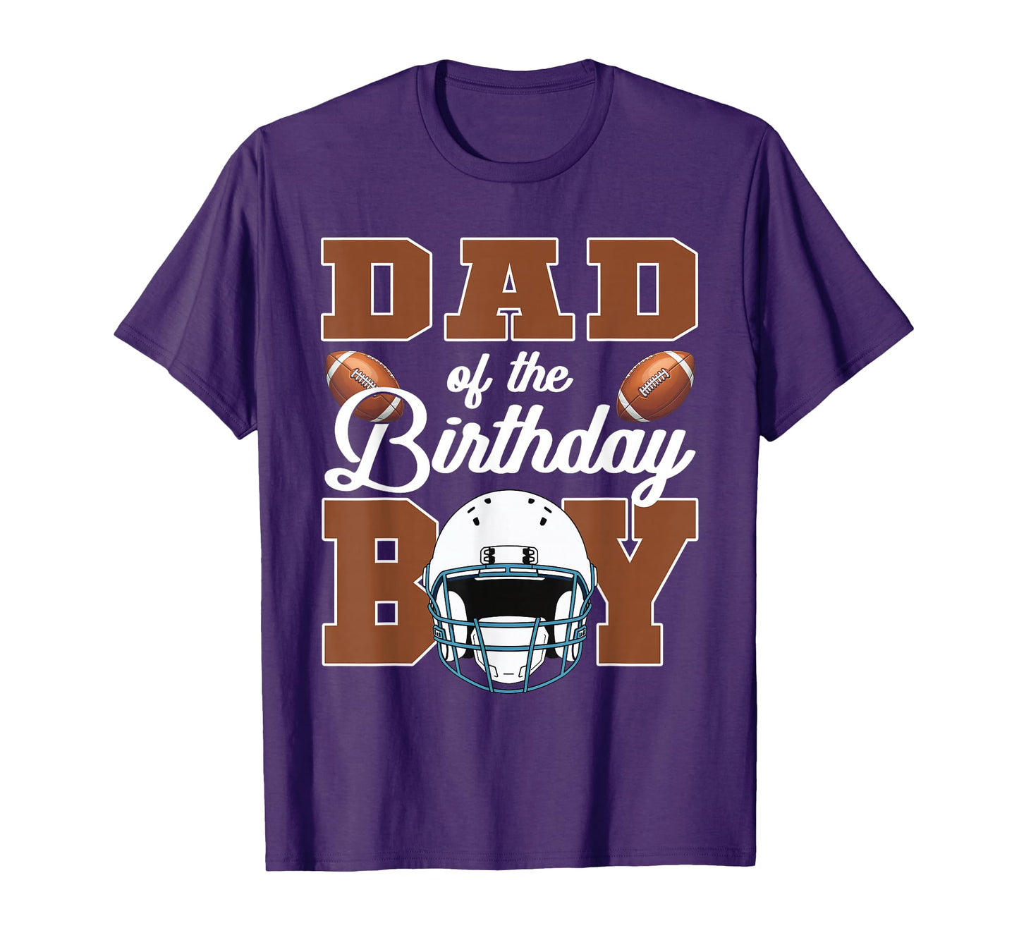 Dad Of The Birthday Boy Football Party Family Matching T-Shirt