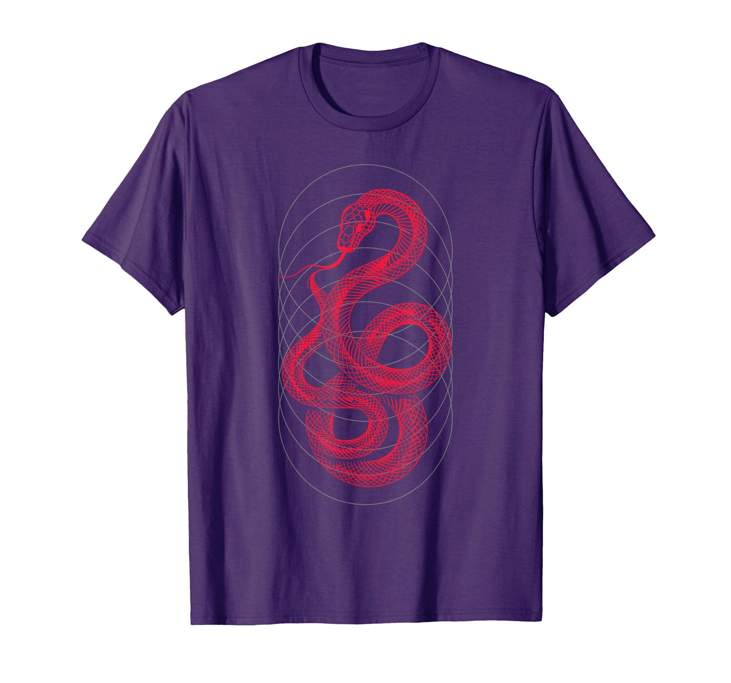 SERPENTINE Sacred Geometry Mystic Snake Organic Symmetry T-Shirt