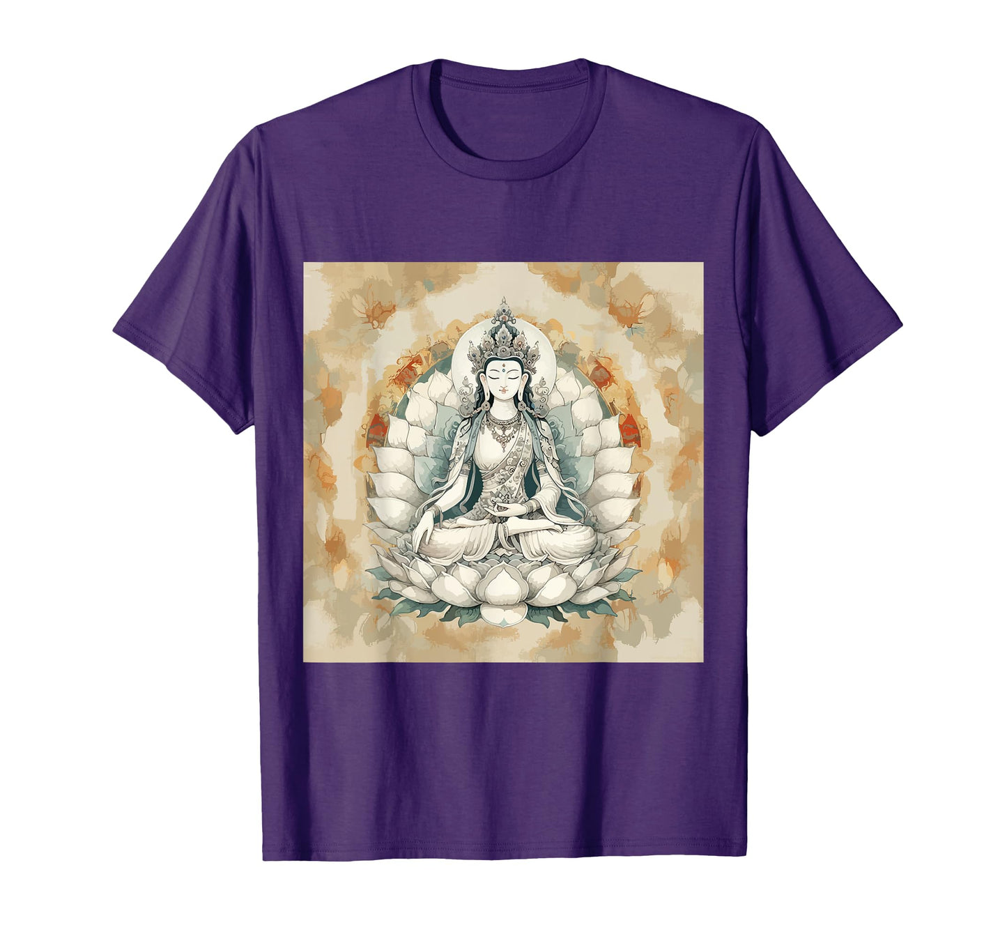 White Tara Tibetan Buddhism Goddess Ancient Deity T-Shirt