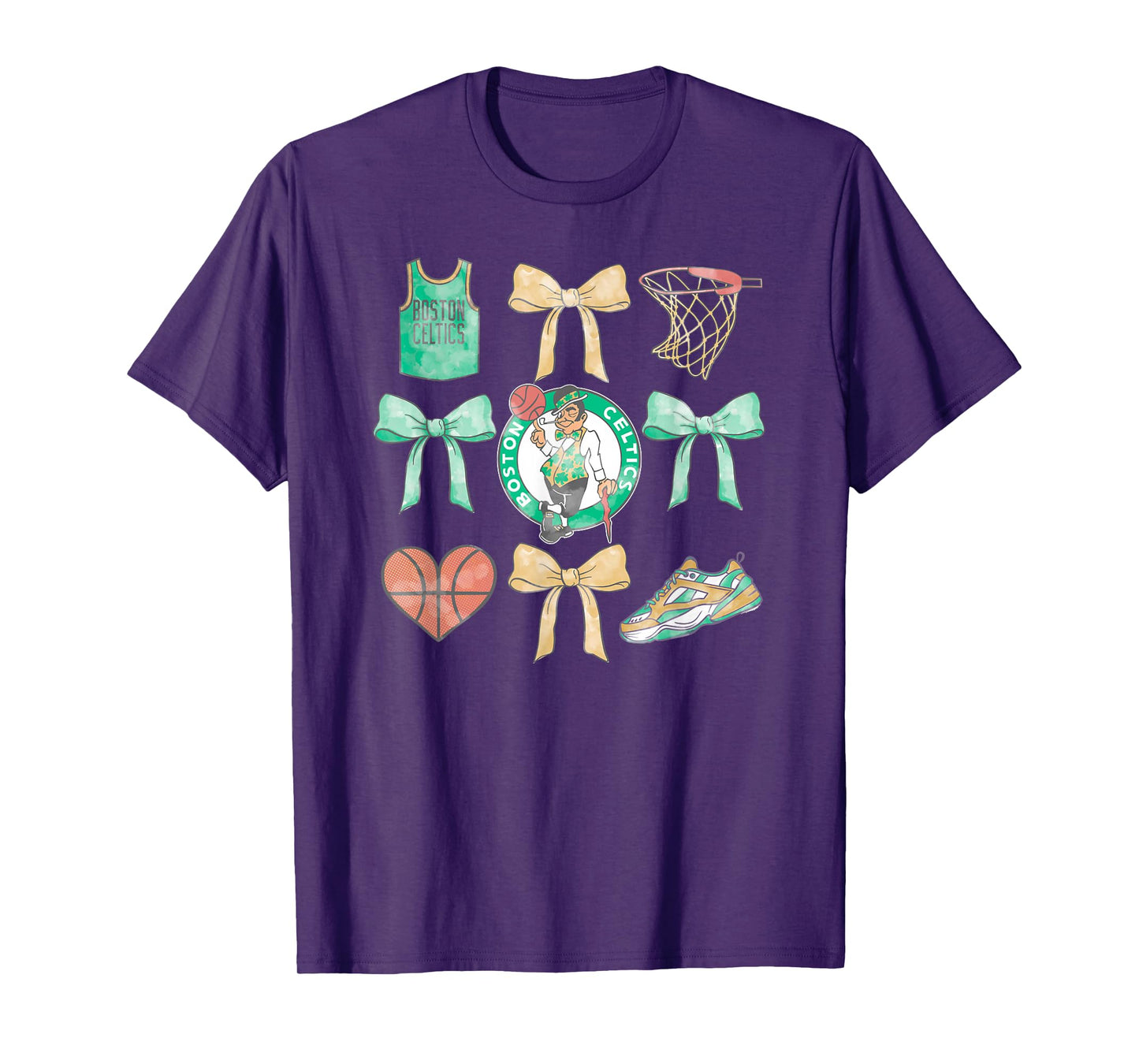 NBA Boston Celtics Bow Grid T-Shirt