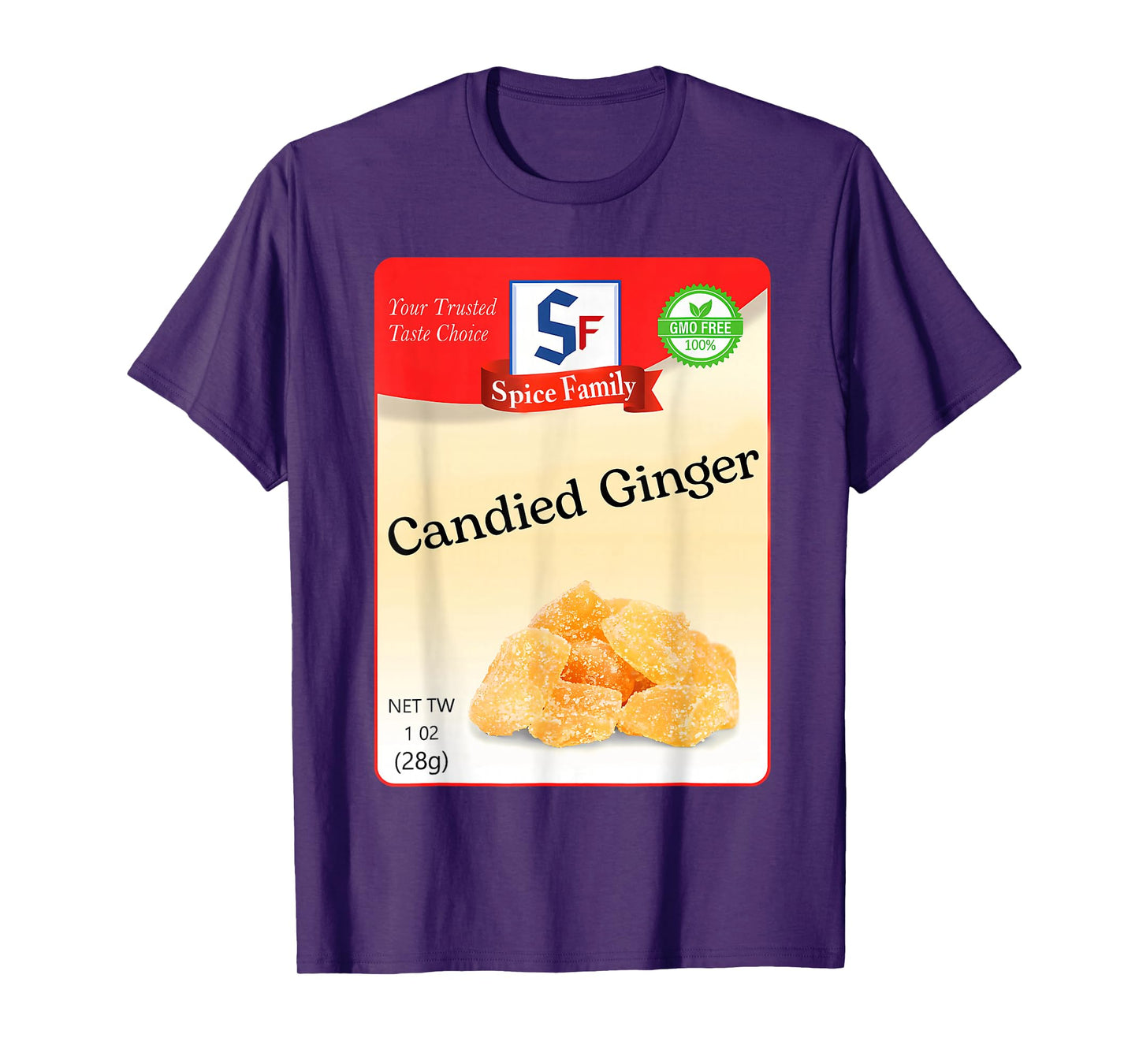 Candied Ginger Condiment Holiday Spice Group Costumes T-Shirt