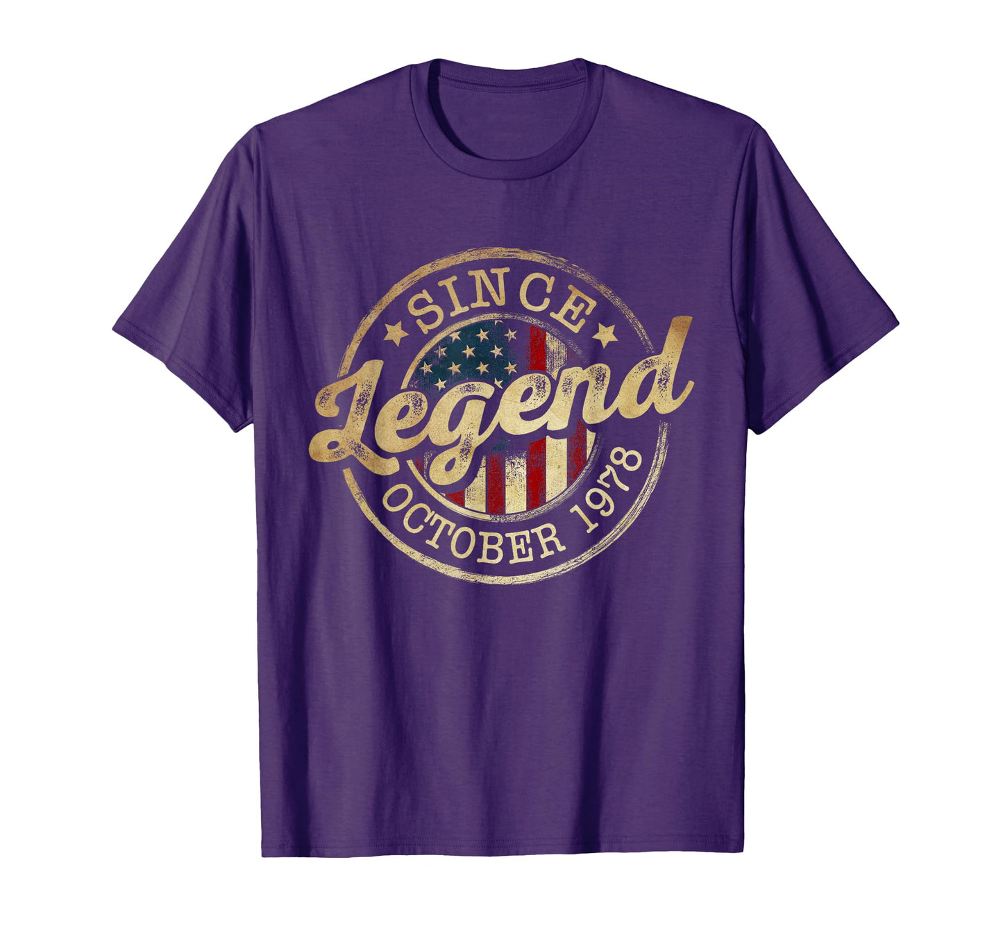 Legend Since October 1978 Vintage 47th Birthday Classic T-Shirt