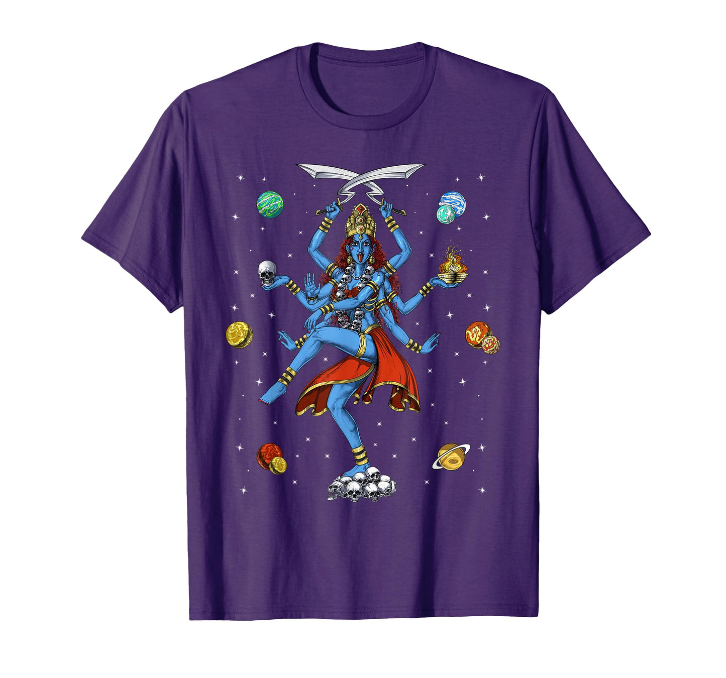 Kali Hindu Goddess Hinduism Deity God Spiritual Zen Yoga T-Shirt