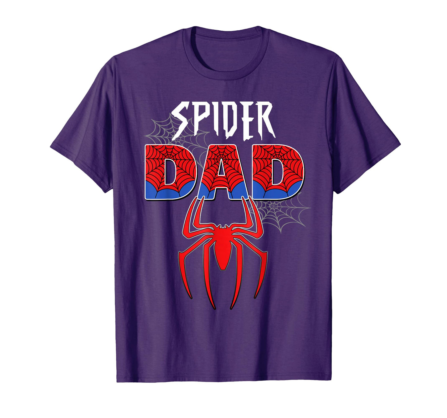 Mens Spider Dad Design Father's Day Matching Family Birthday T-Shirt