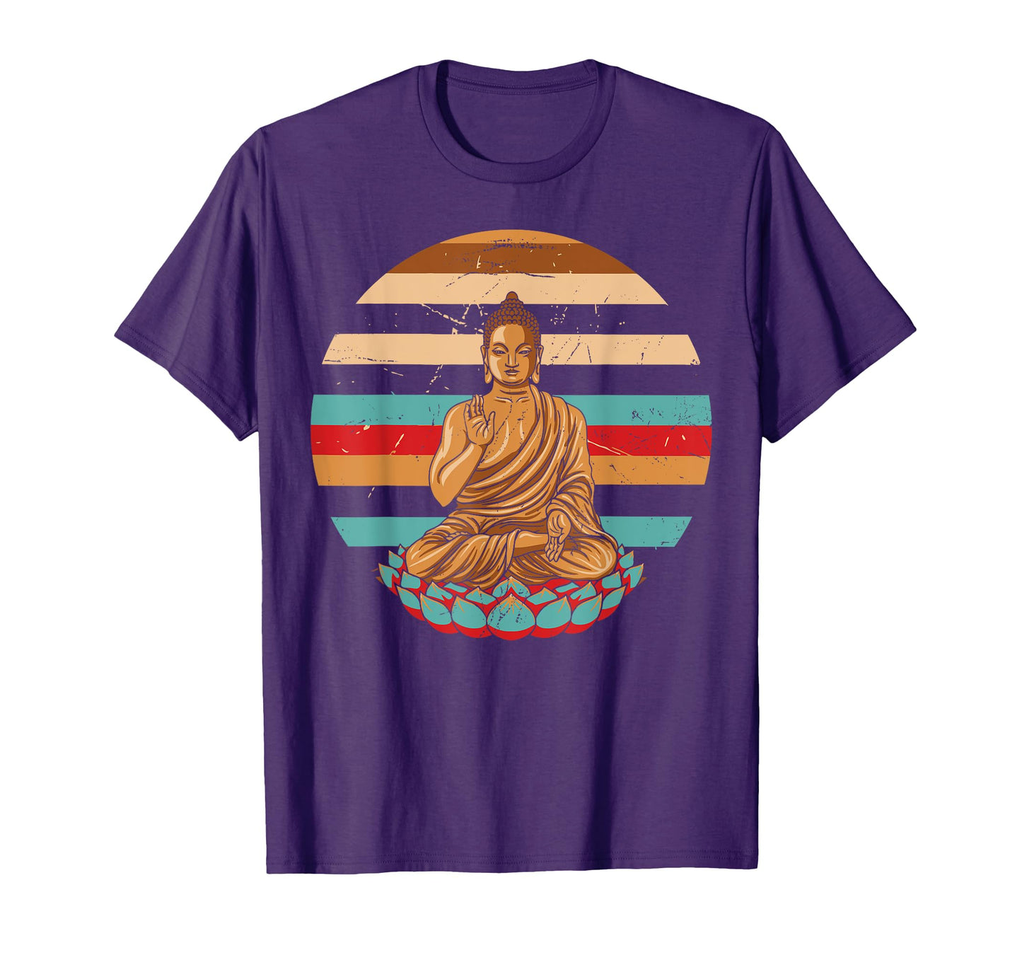 Vintage Style Retro Sleeping Buddha Gift T-Shirt T-Shirt