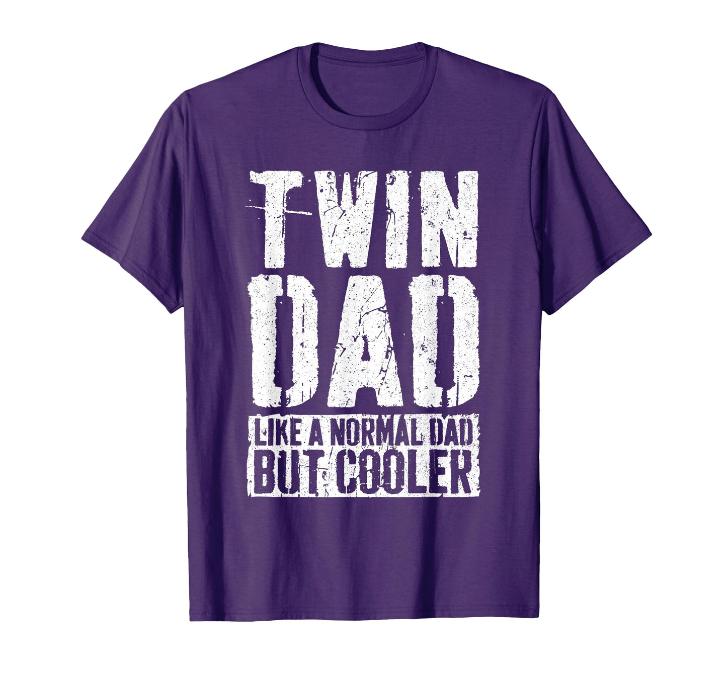 Twin Dad Shirt Men Dad Of Twins Fathers Day T-Shirt
