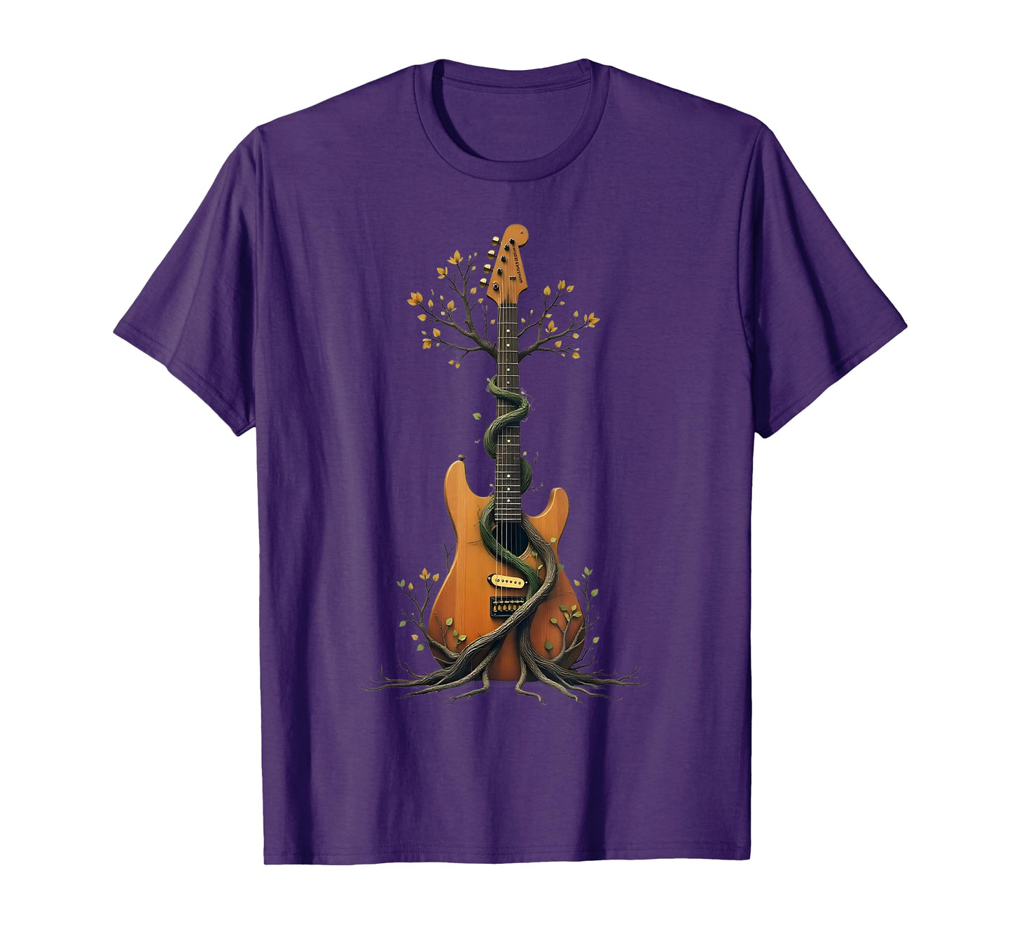 Acoustic Guitar Tree of Life Guitar Player Guitarist T-Shirt