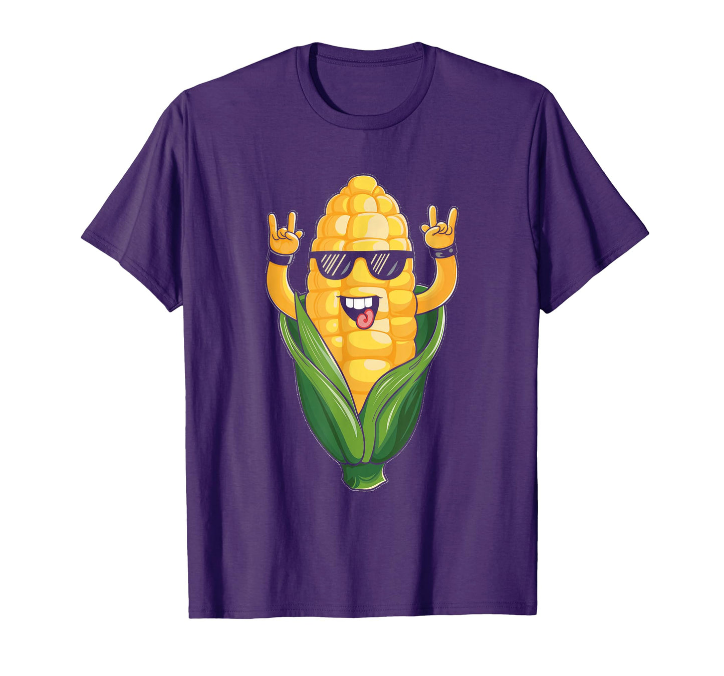 Rock On Corn Corn Lover Sweet Corn On The Cob T-Shirt