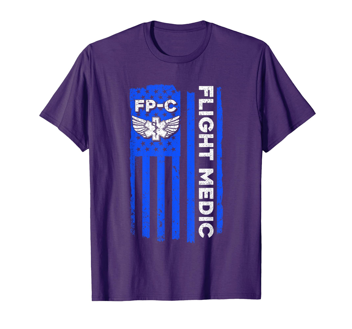 Flight Medic American Flag Flight Paramedic Emergency Nurse Women Men T-Shirt