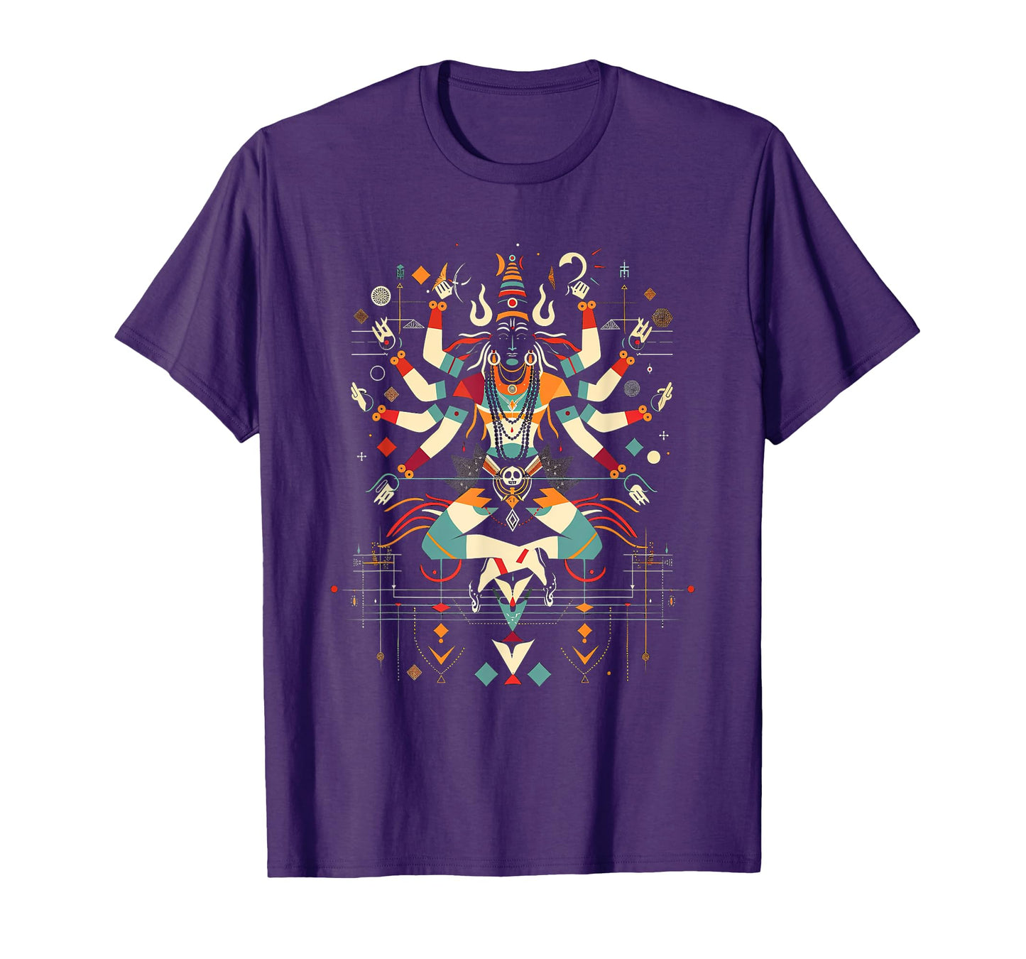 Shiva spiritual hindu god tandava dance yoga meditation T-Shirt