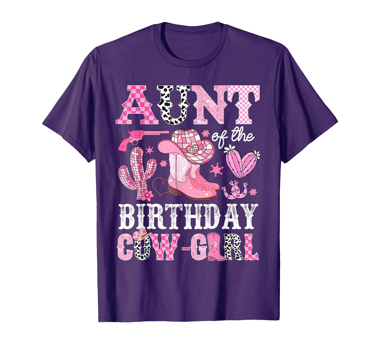 Aunt Of The Birthday Cow-Girl Rodeo Cowgirl Bday T-Shirt