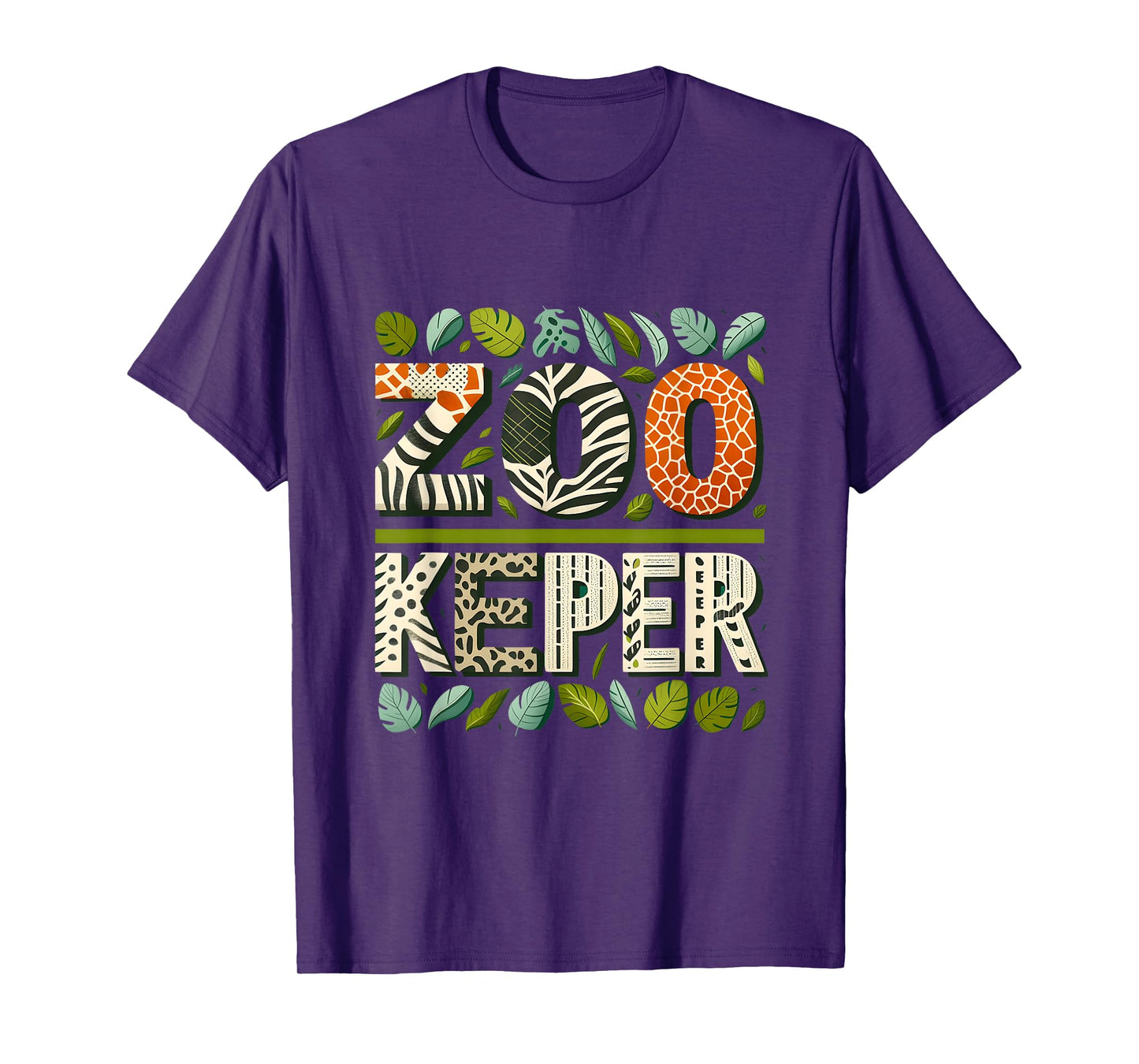 Zoo Keeper Costume Adult Halloween Party Safari Zookeeper T-Shirt