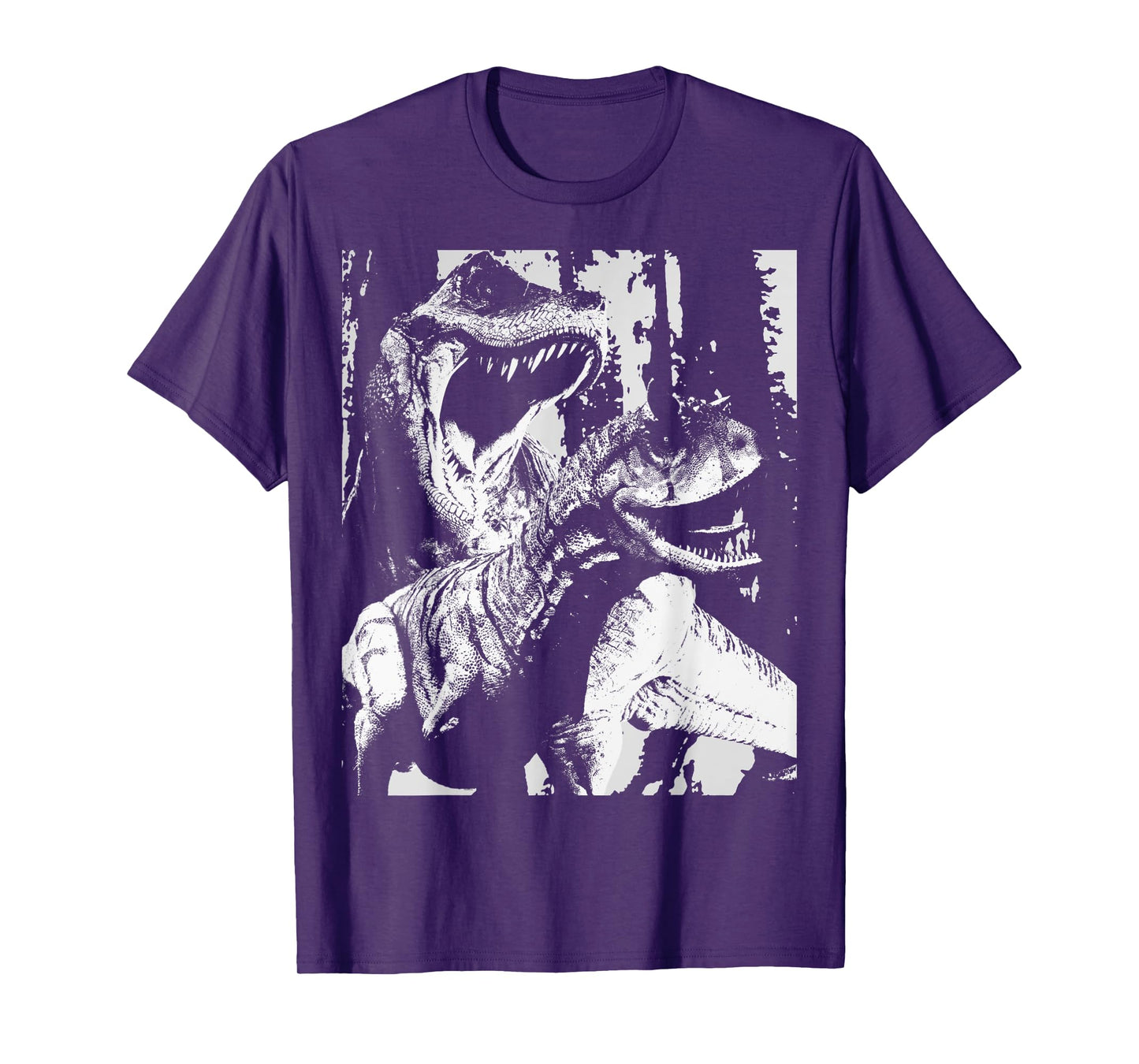 Carnotaurus Versus Trex Graphic Tee Carnotaurus Dinosaur T-Shirt