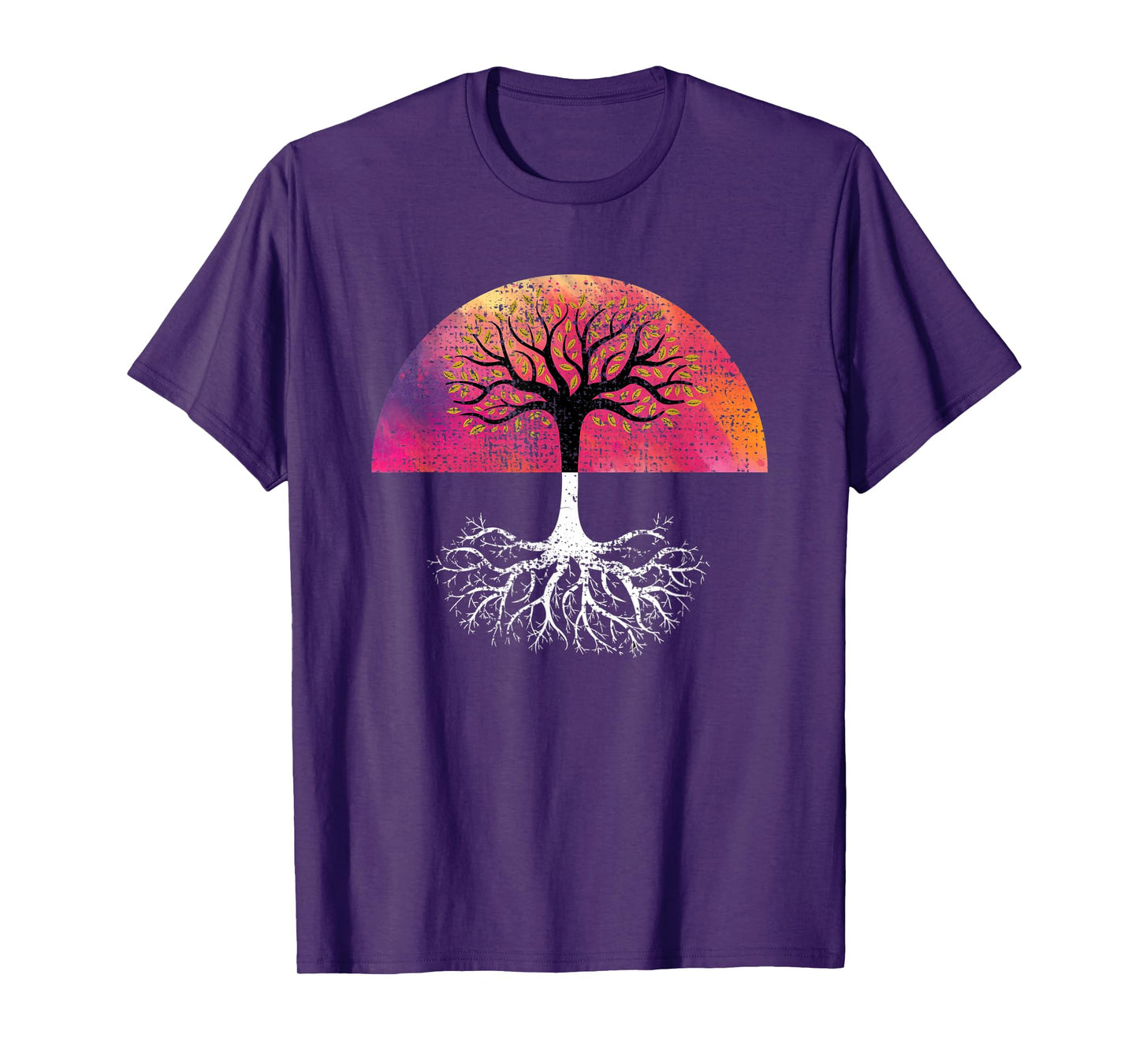 Tree Of Life Growth Tree Of Life Roots Yoga T-Shirt