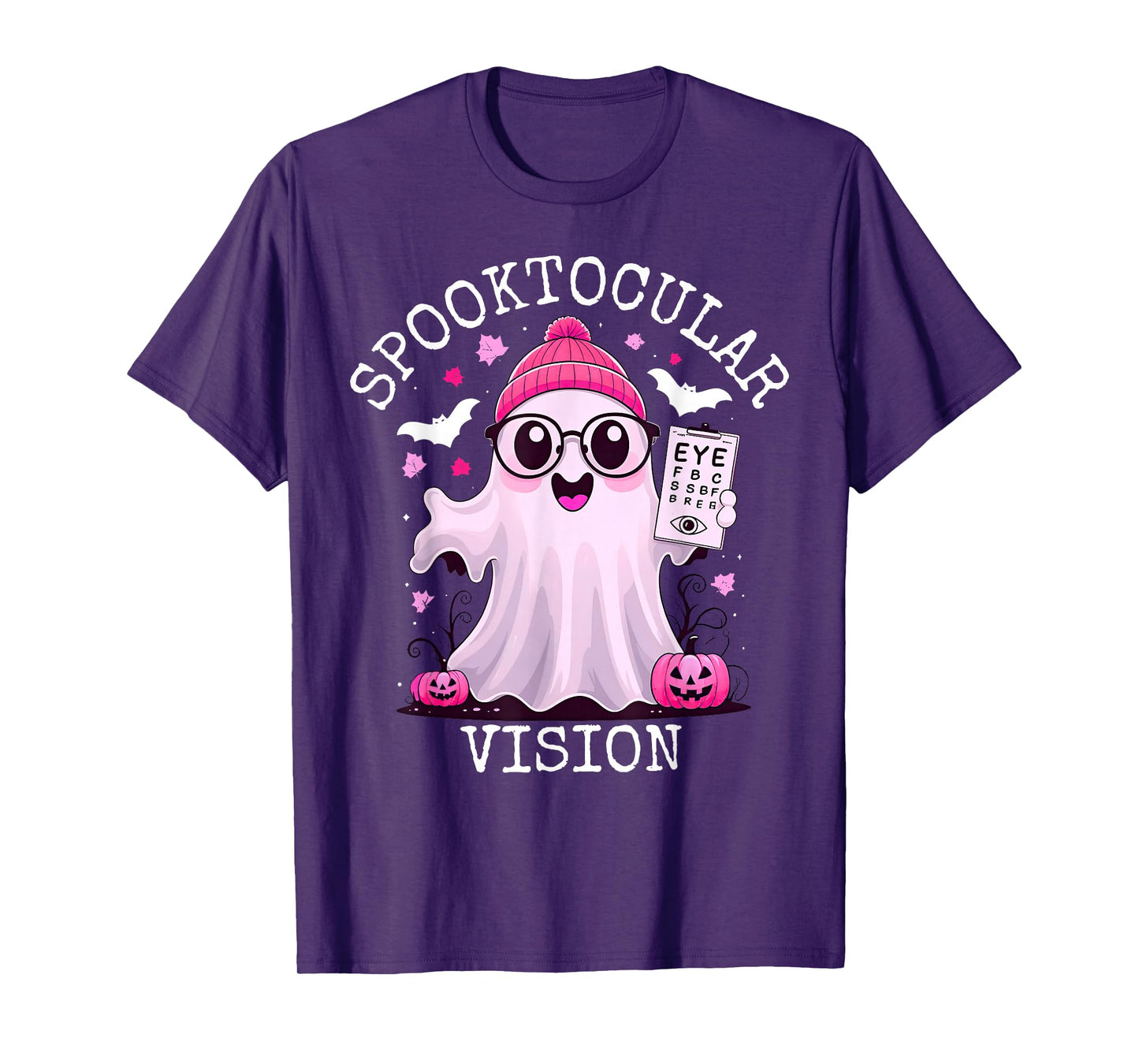 Spooktocular Vision Optometry Ghost Halloween Eye Doctor T-Shirt