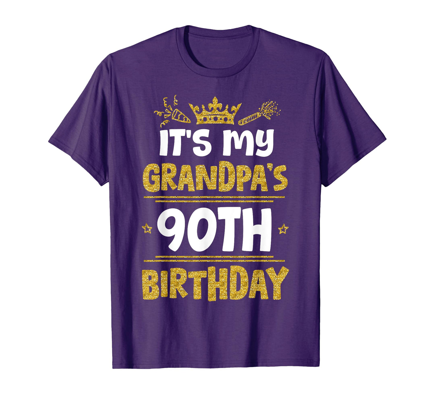 Happy It's My Grandpa's 90th Birthday 1935 90 Years Old T-Shirt