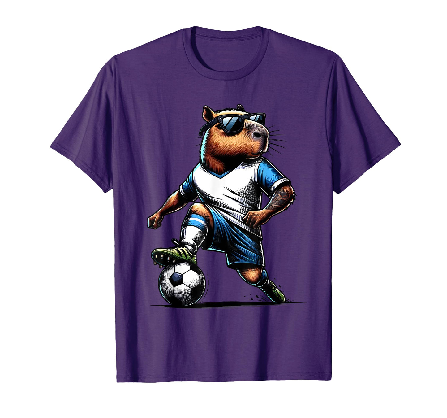 Soccer Capybara Sport - Soccer Player T-Shirt