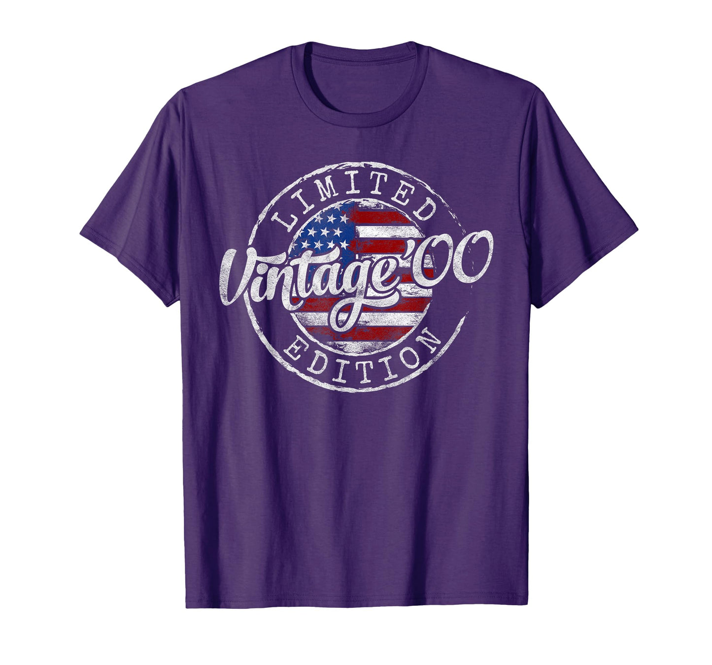 Vintage 2000 25th Birthday Gifts For Men Women 25 Year Old T-Shirt