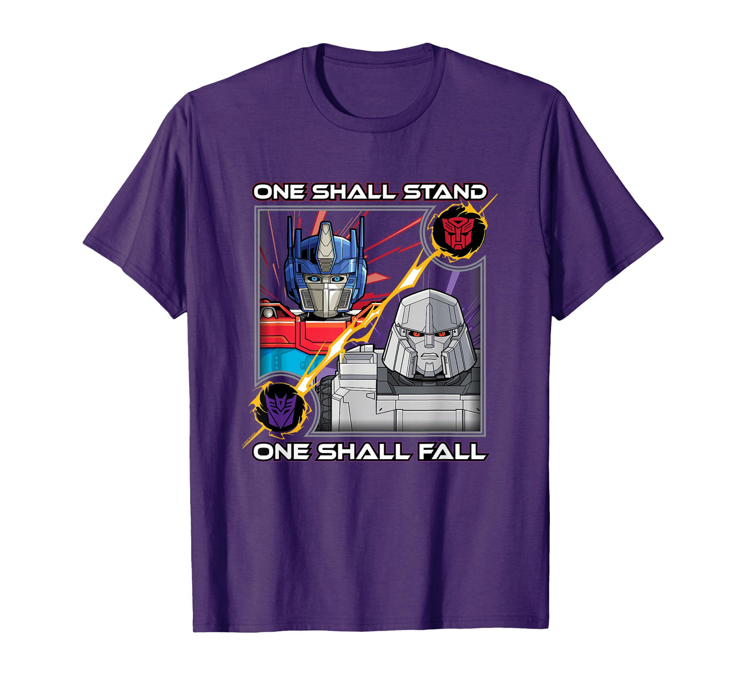 Transformers One One Shall Stand One Shall Fall Poster T-Shirt