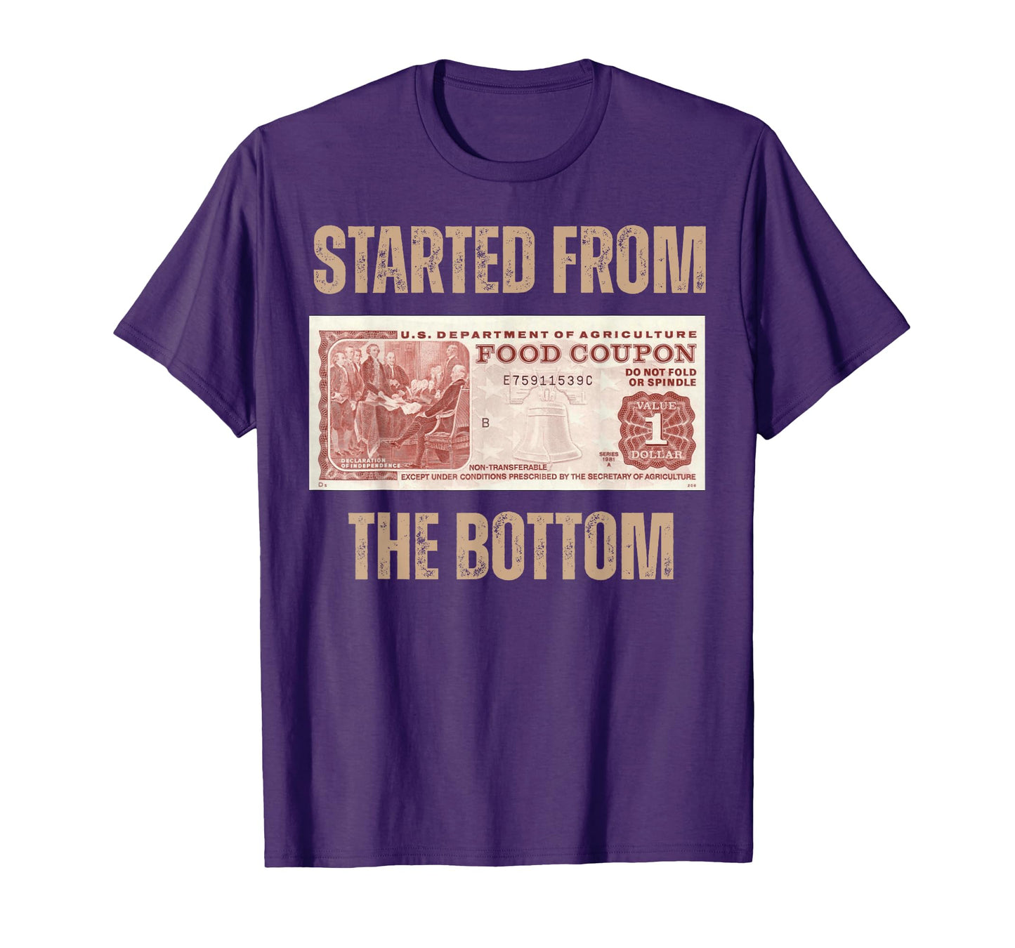 Started from Food Stamp Amounts In Each State the bottom T-Shirt