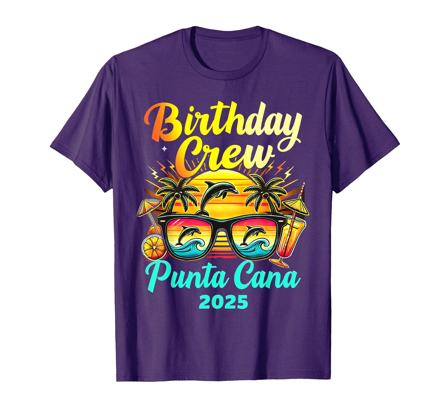 Punta Cana Birthday Trip 2025 Matching Group Vacation T-Shirt