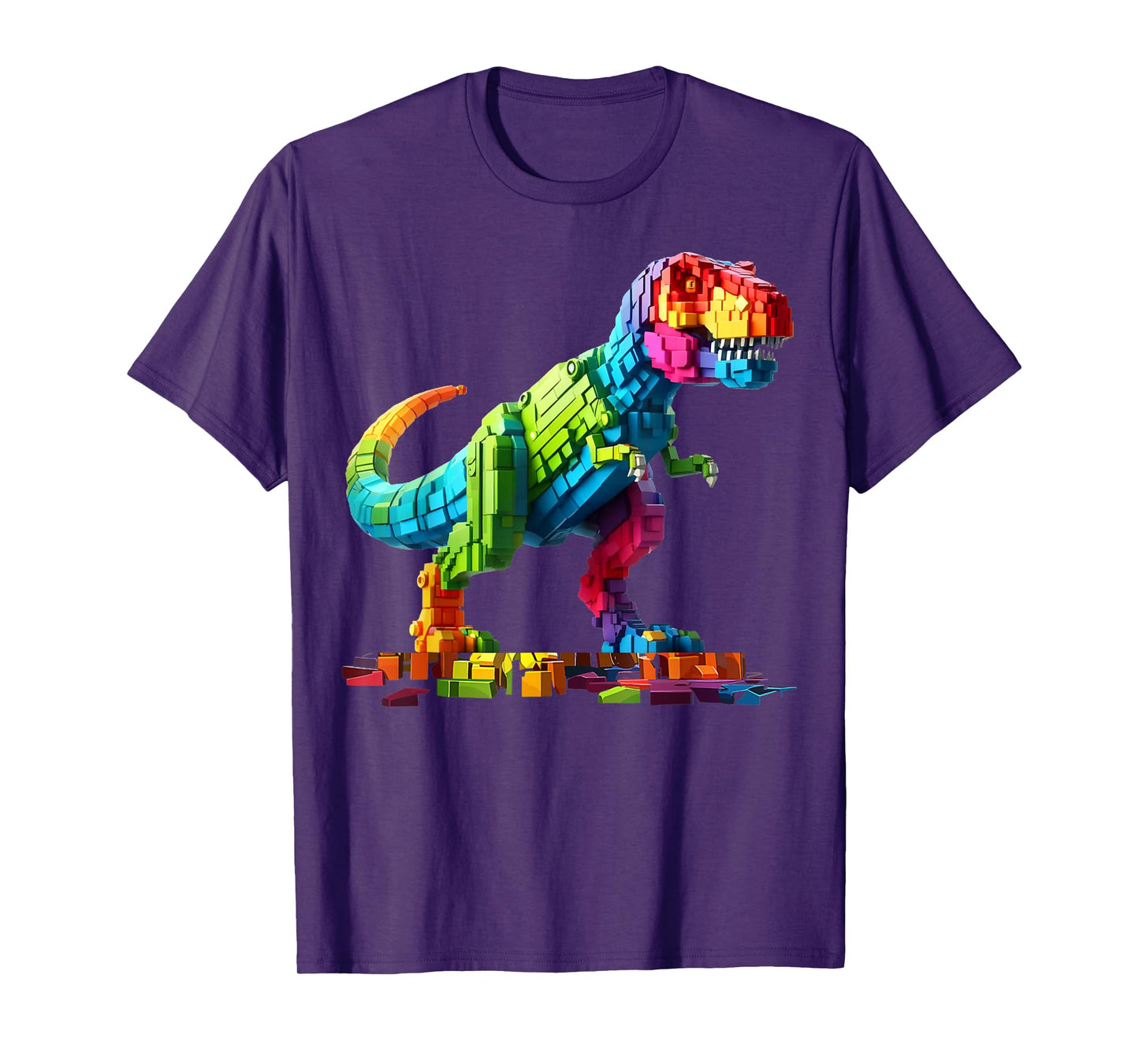 Master Builder Dinosaur Bricks Blocks Dino Toys Gifts T Rex T-Shirt