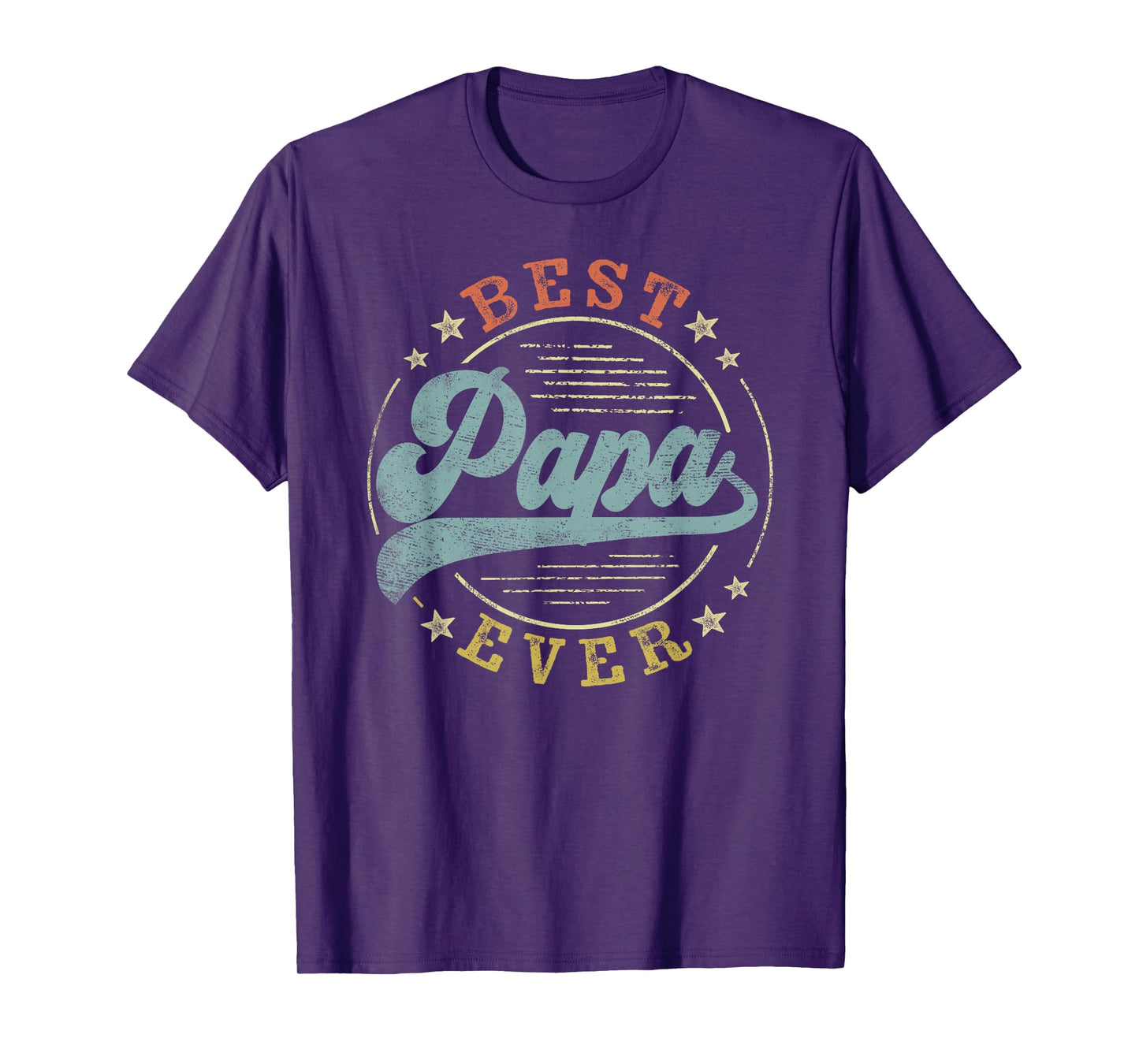 Best Papa Ever Father's Day Papa Gifts Vintage Emblem T-Shirt