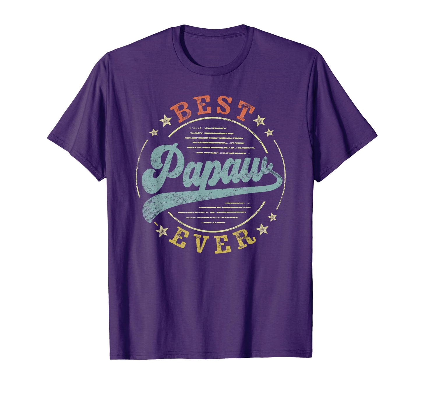 Best Papaw Ever Father's Day Papaw Gifts Vintage Emblem T-Shirt