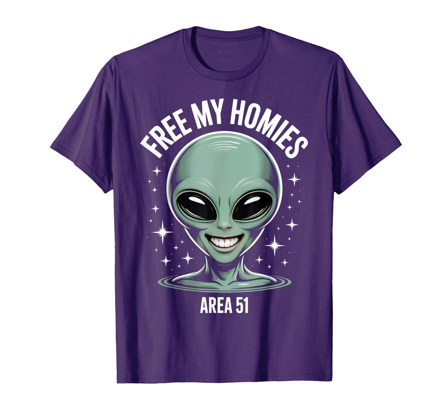 Alien Free My Homies Area 51 Funny UFO Boys Kids Men Women T-Shirt