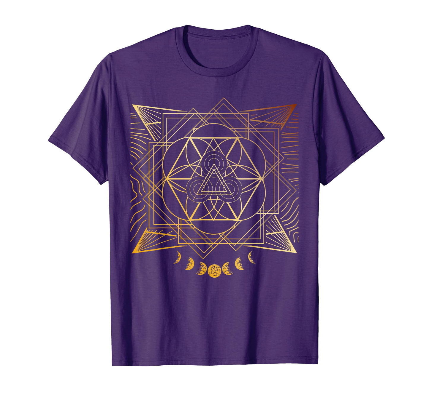 Sacred Geometry for a Spiritual Zen Gothic Mandala T-Shirt