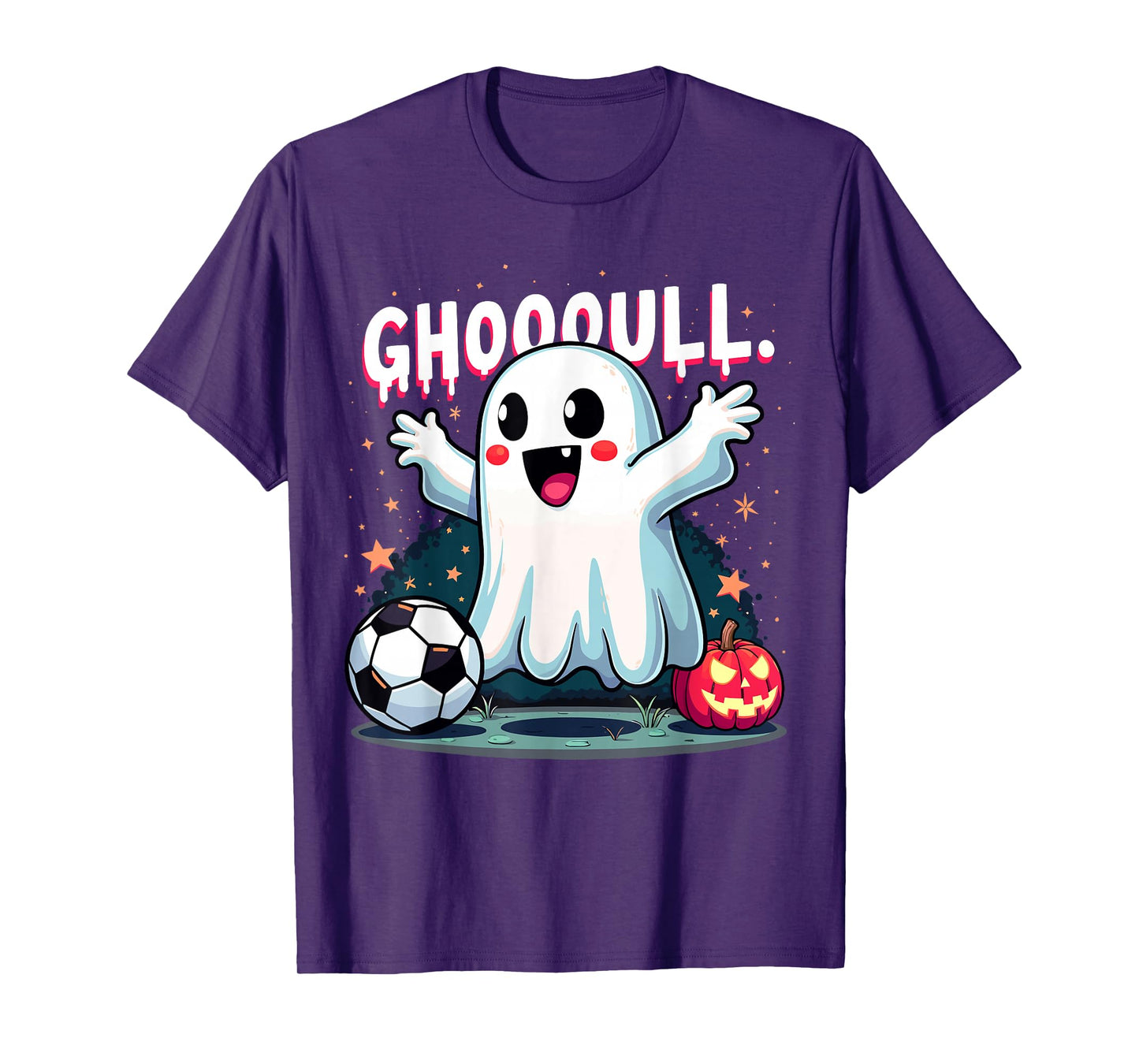 Ghoooal Soccer Ghost Halloween Funny Soccer Halloween T-Shirt