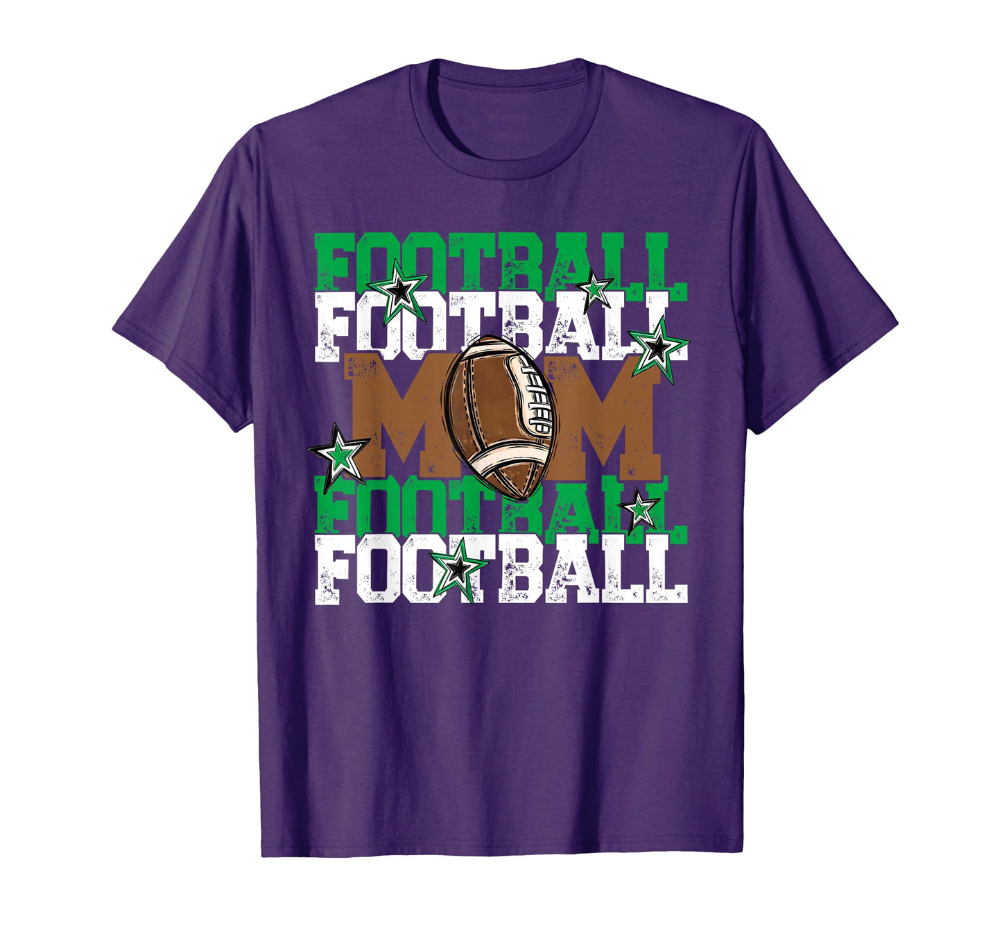 Touchdown American Football Mom Game Day Thanksgiving Retro T-Shirt