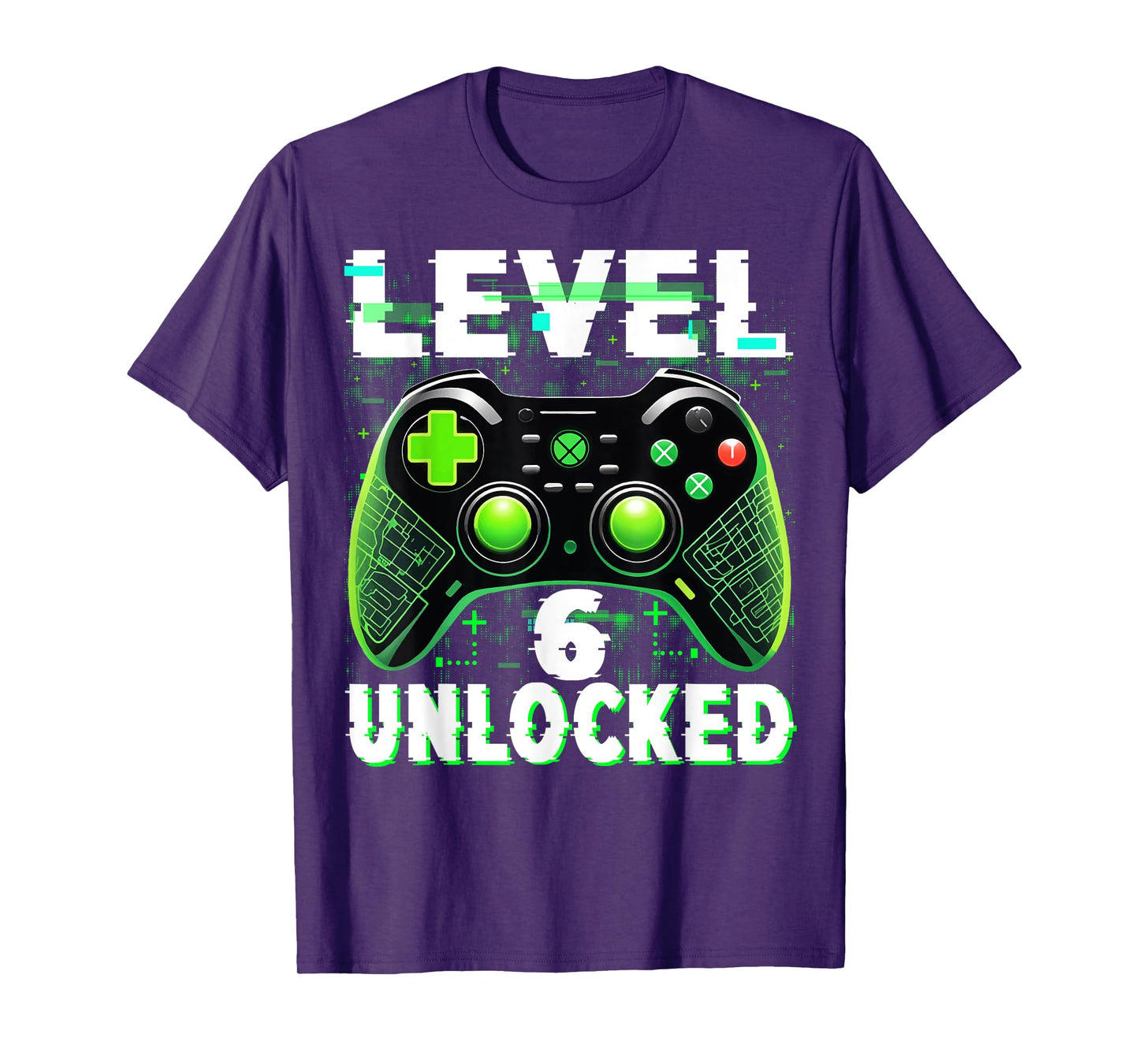 Level 6 Unlocked Shirt Funny Video Gamer Geek 6th Birthday T-Shirt
