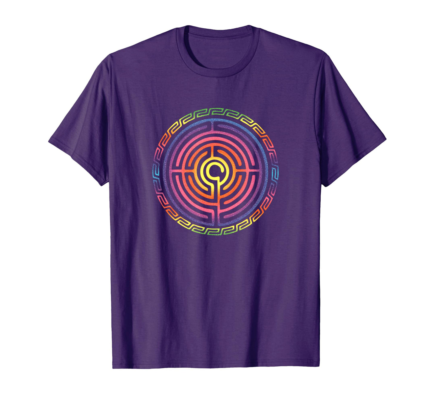 Labyrinth protection symbol magic mystic occultism Indians T-Shirt
