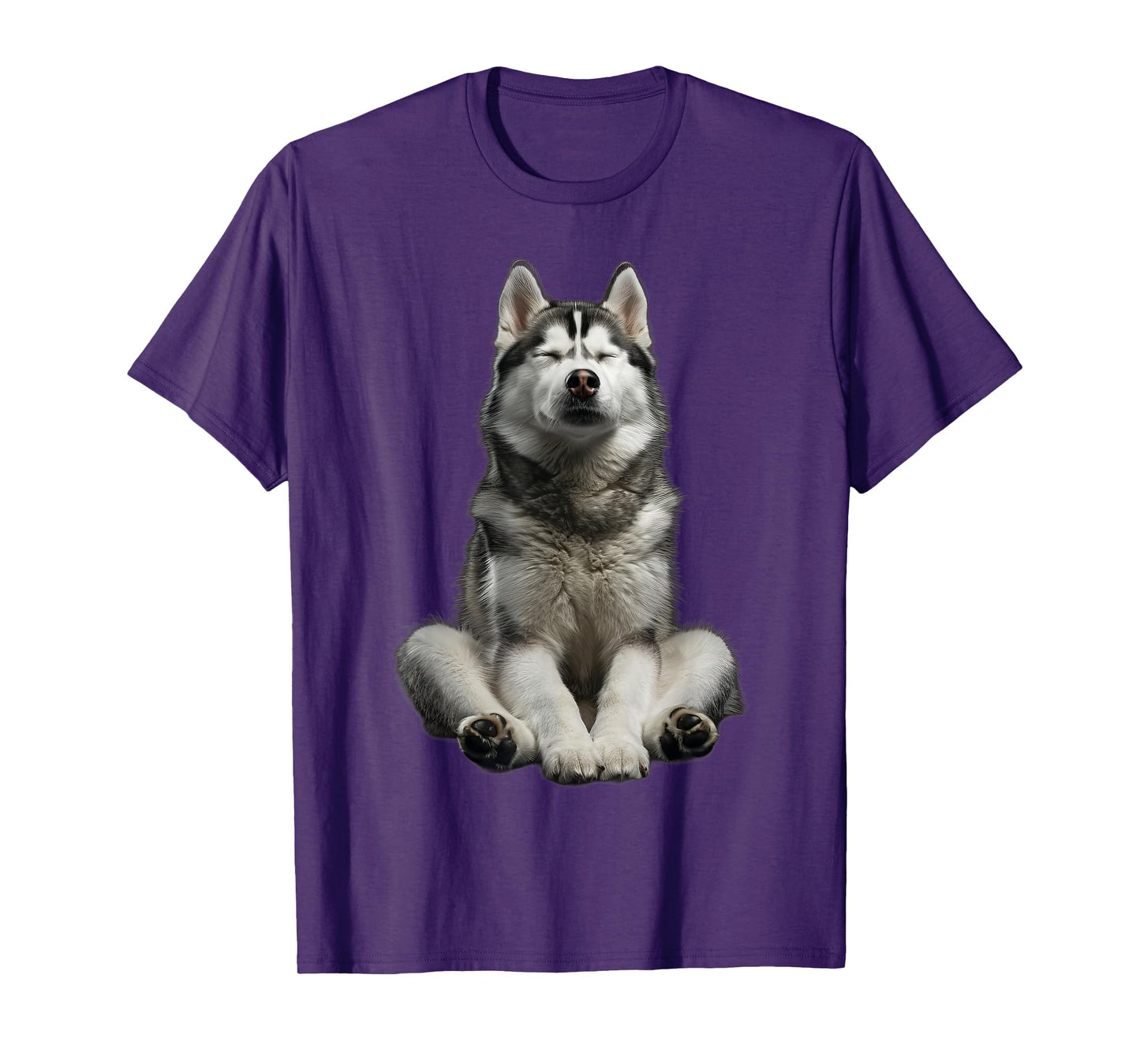 Siberian Husky Yoga T-Shirt