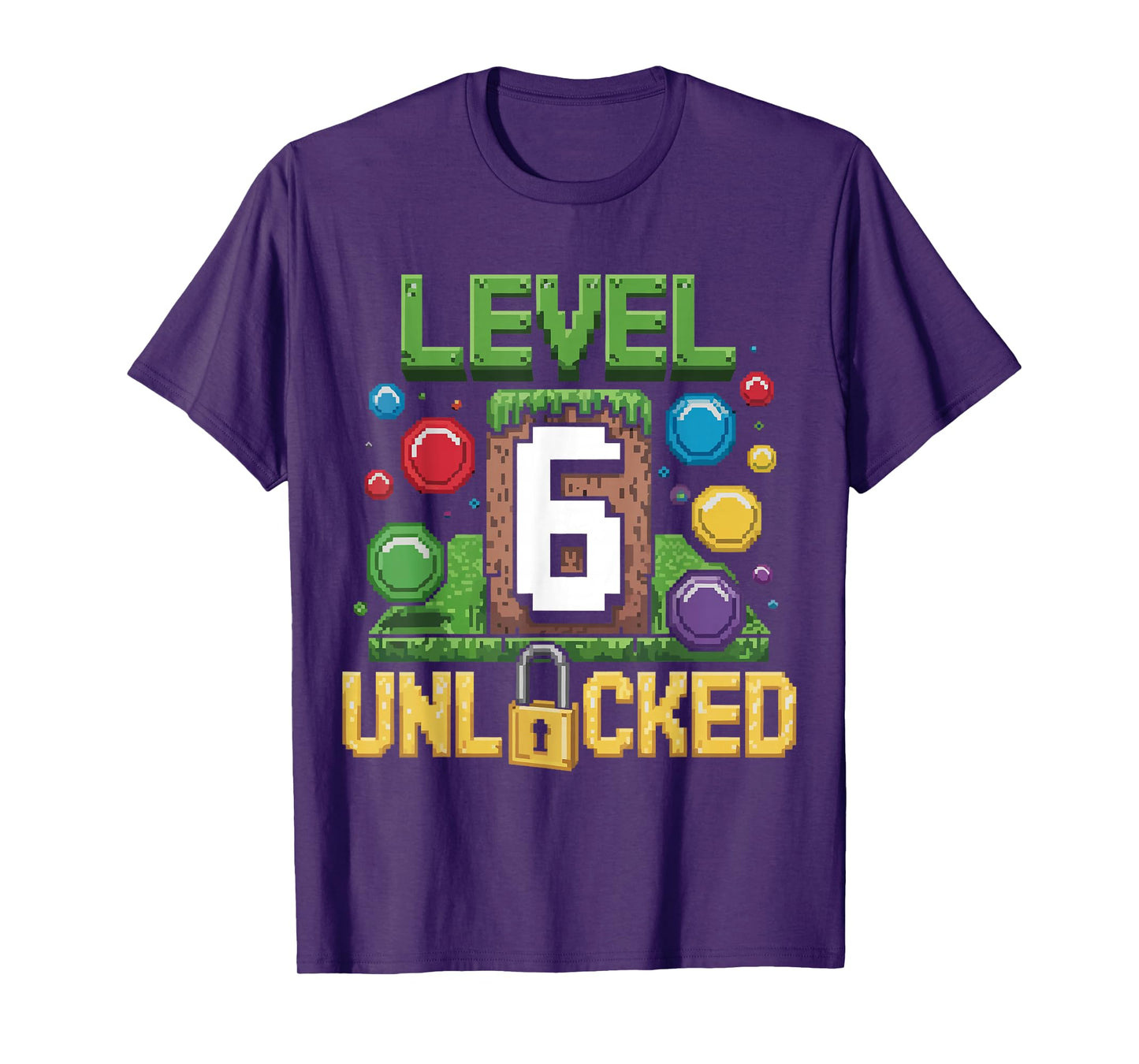 Birthday Children's Shirt Level 6 Unlocked 6 T-Shirt