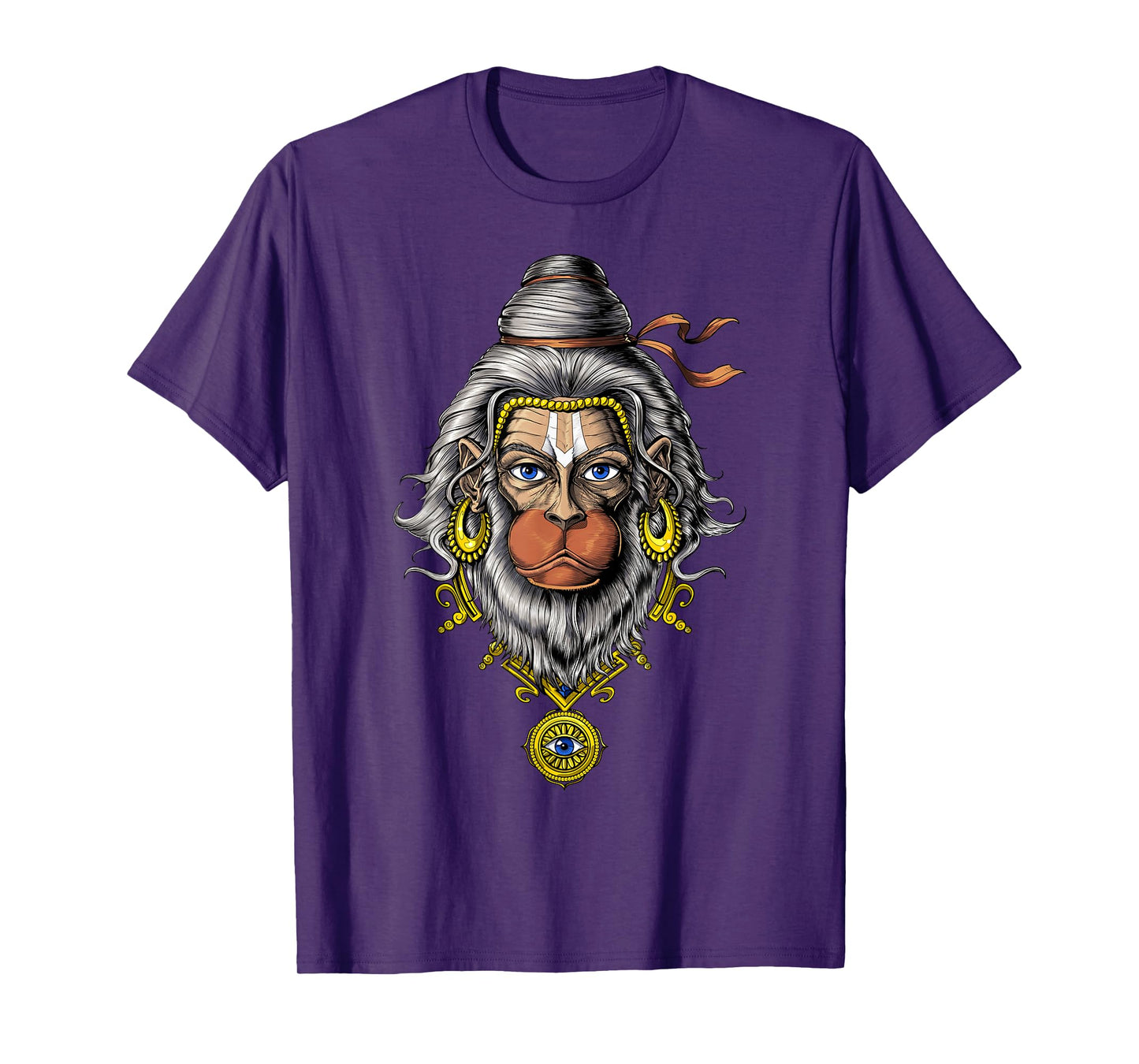 Hanuman Hindu God Hinduism Monkey Zen Yoga Spiritual T-Shirt