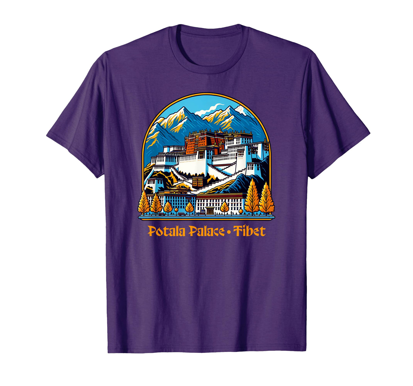 Potala Palace Tibet Lhasa Buddhist T-Shirt