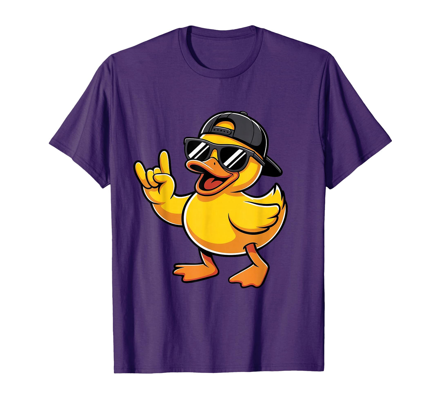 Rubber Duck Rock Music Rubber Duckie Funny Duck Graphic T-Shirt