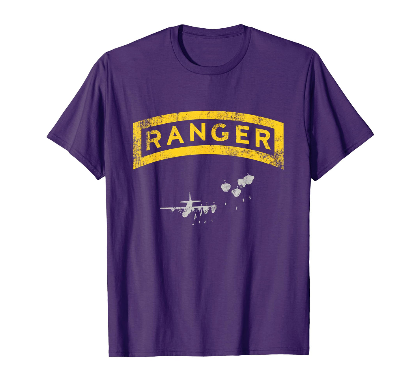 US Army Ranger Tab Airborne Ranger Military Veteran Vintage T-Shirt