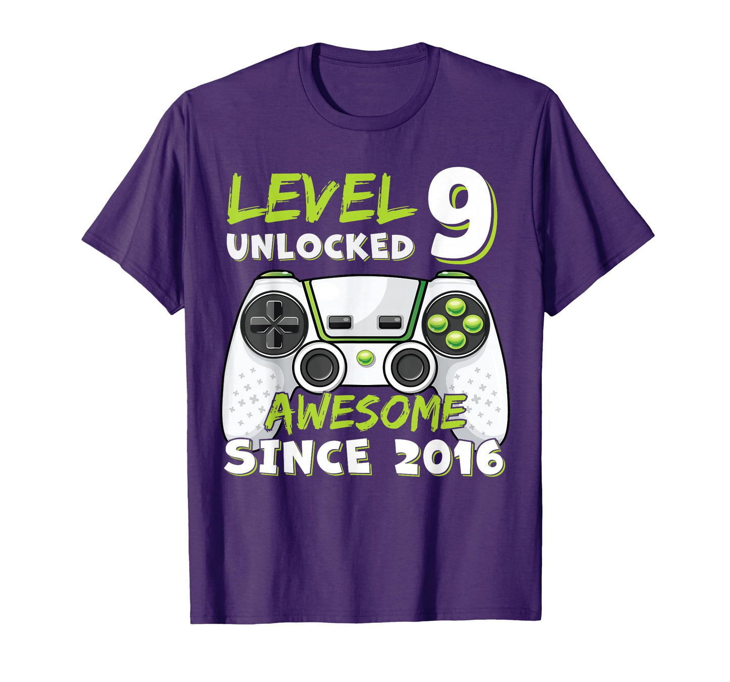 9 Year Old BDay Decorations Son Boy 9yr 2016 9th Birthday T-Shirt